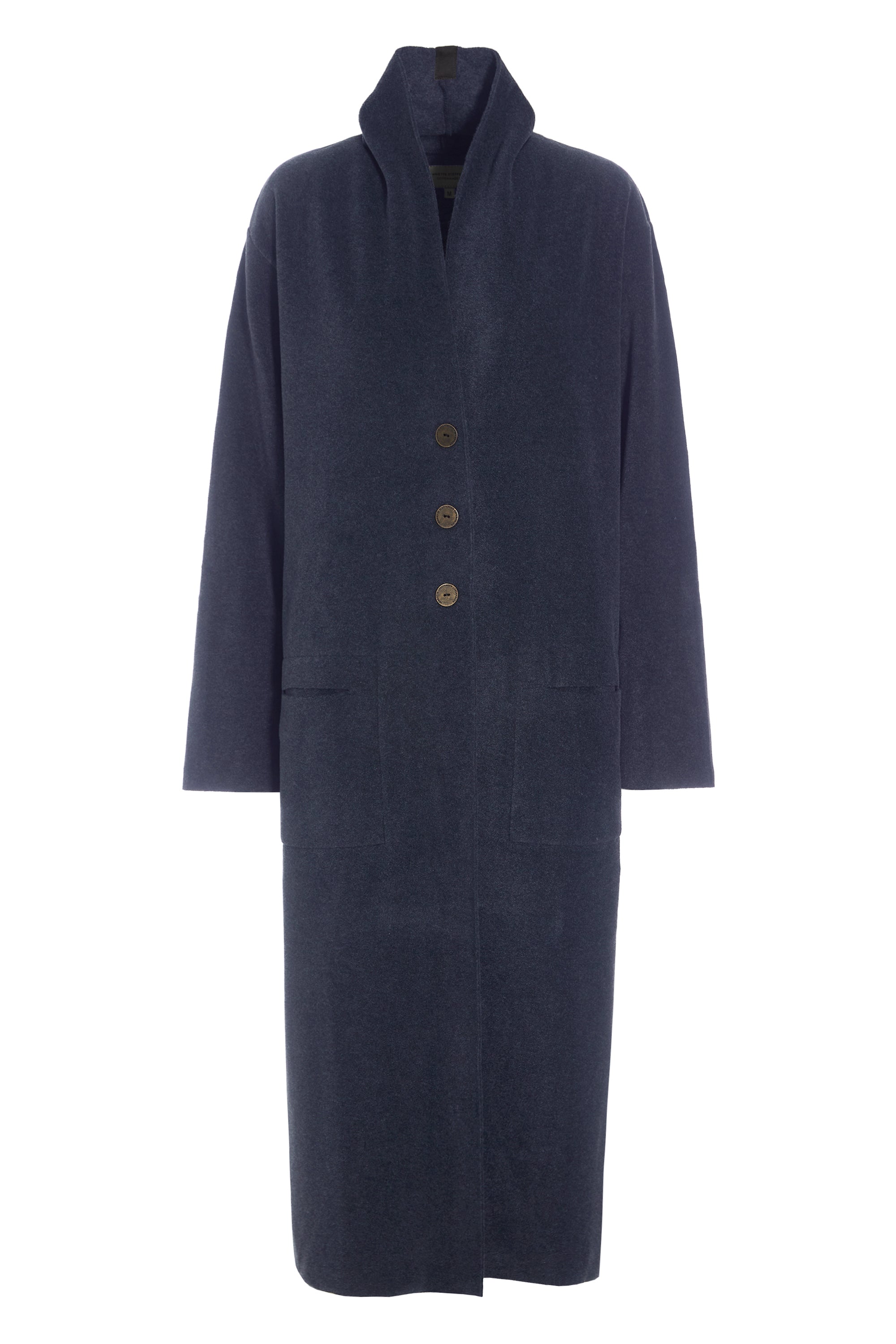 HENRIETTE STEFFENSEN COPENHAGEN LANG CARDIGAN - 7162 CARDIGANS EVENING BLUE 690