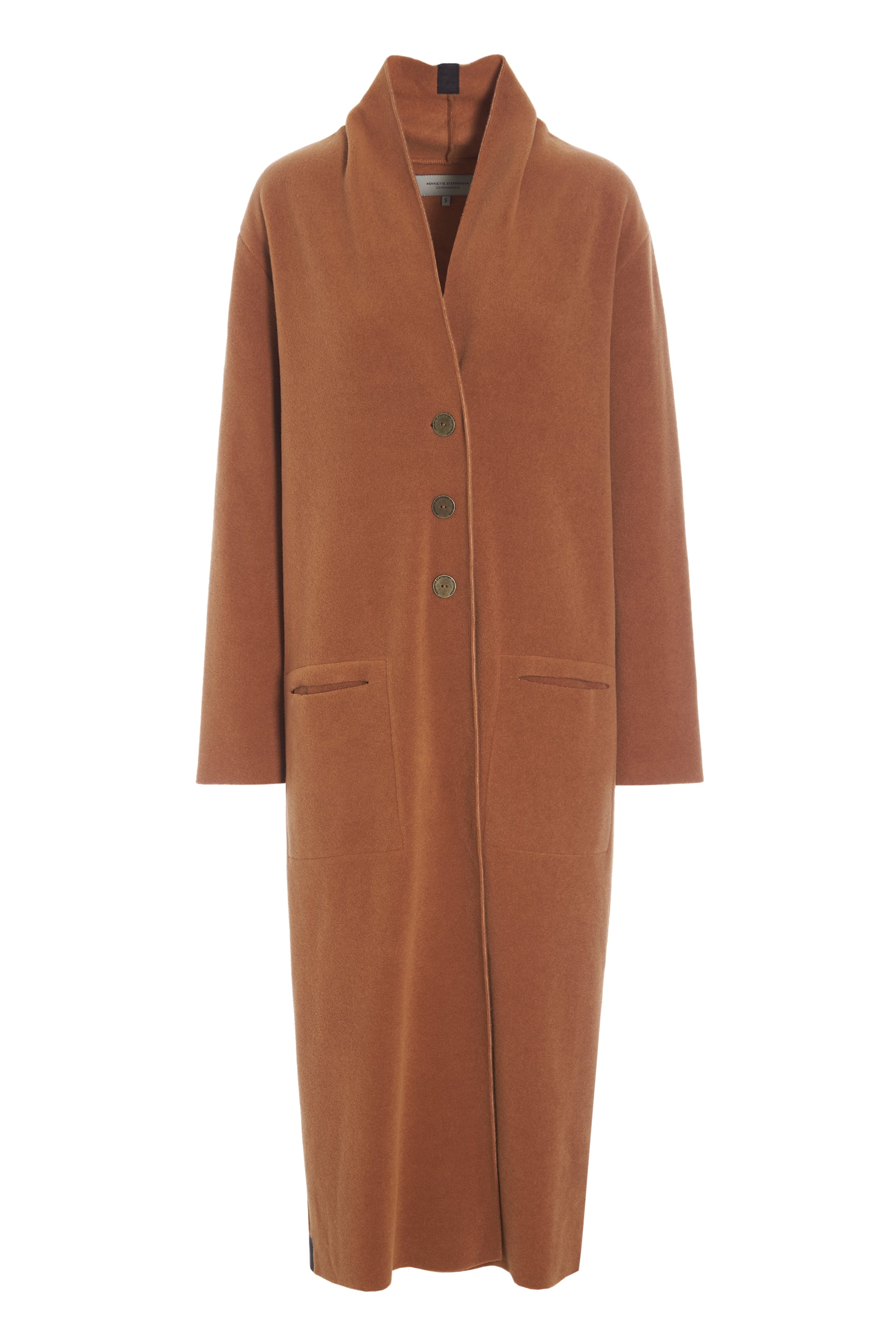 HENRIETTE STEFFENSEN COPENHAGEN LANG CARDIGAN - 7162 CARDIGANS RUST 706