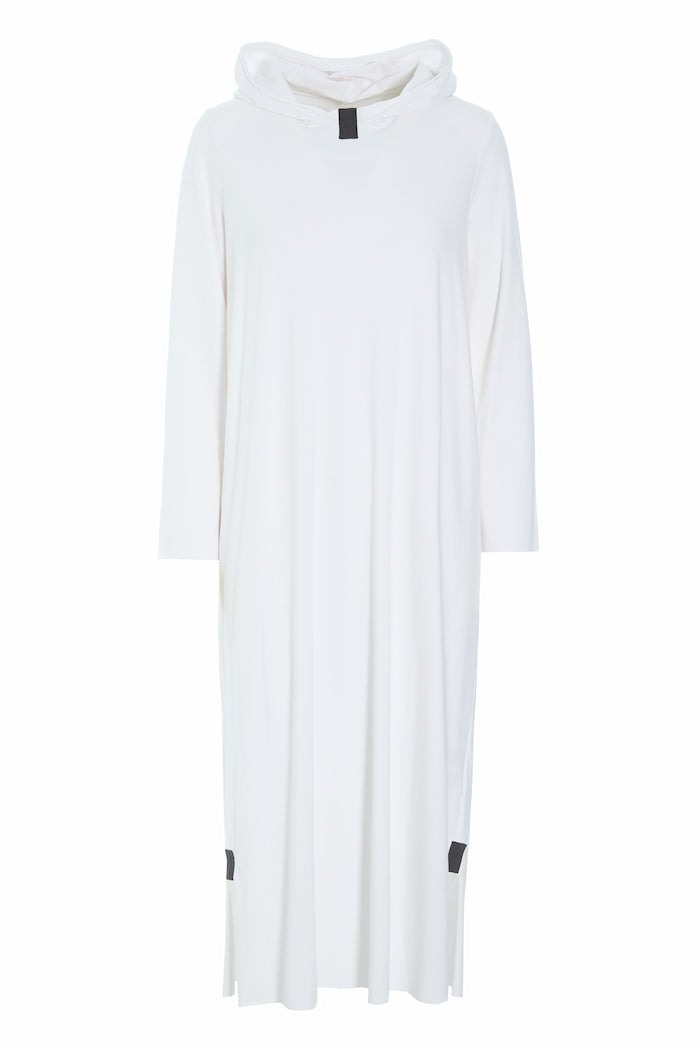 HENRIETTE STEFFENSEN COPENHAGEN LANG HOODIE-KJOLE - 98059 KJOLER WHITE 816