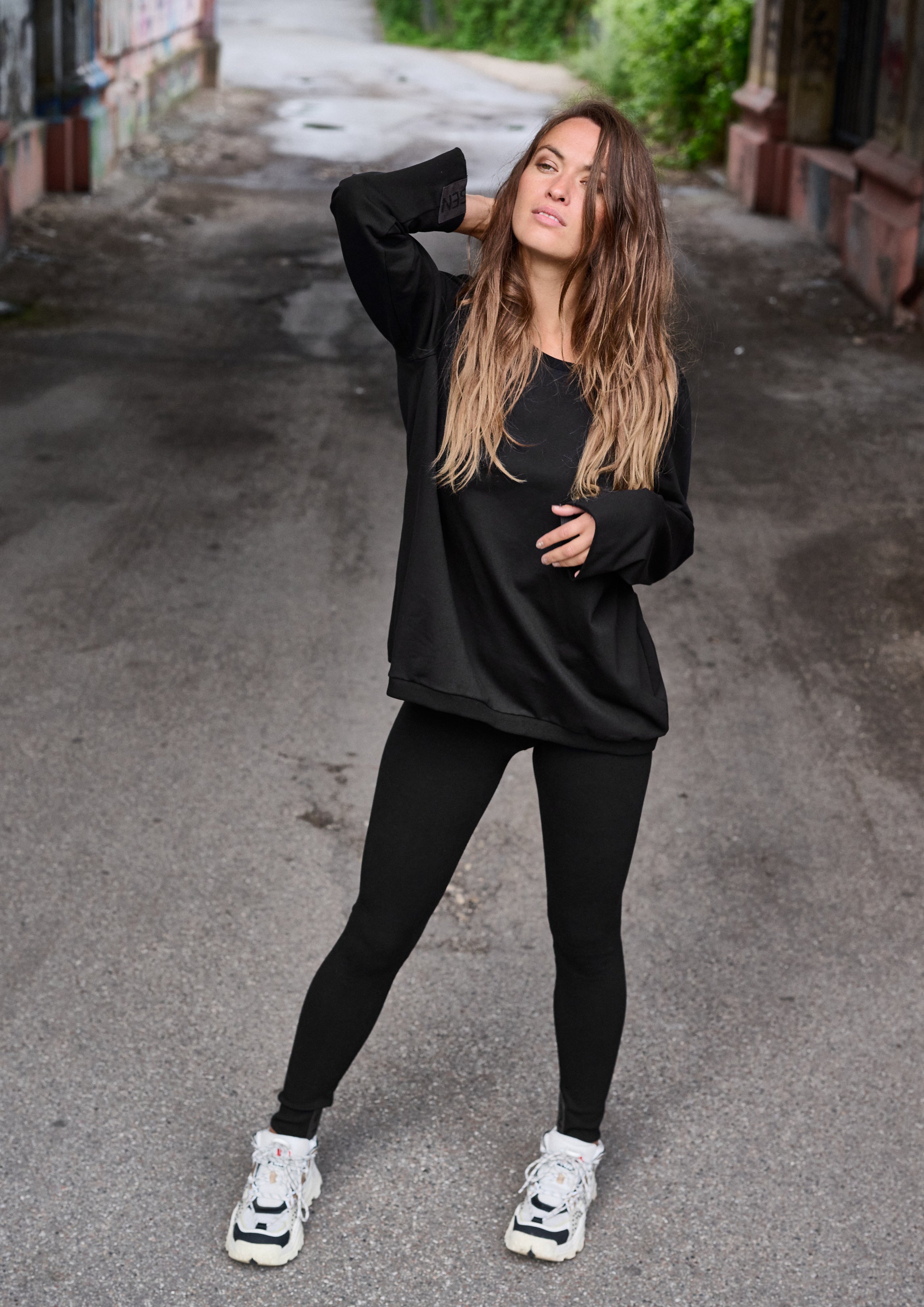 HENRIETTE STEFFENSEN COPENHAGEN LEGGINGS - 72304 BUKSER BLACK 900