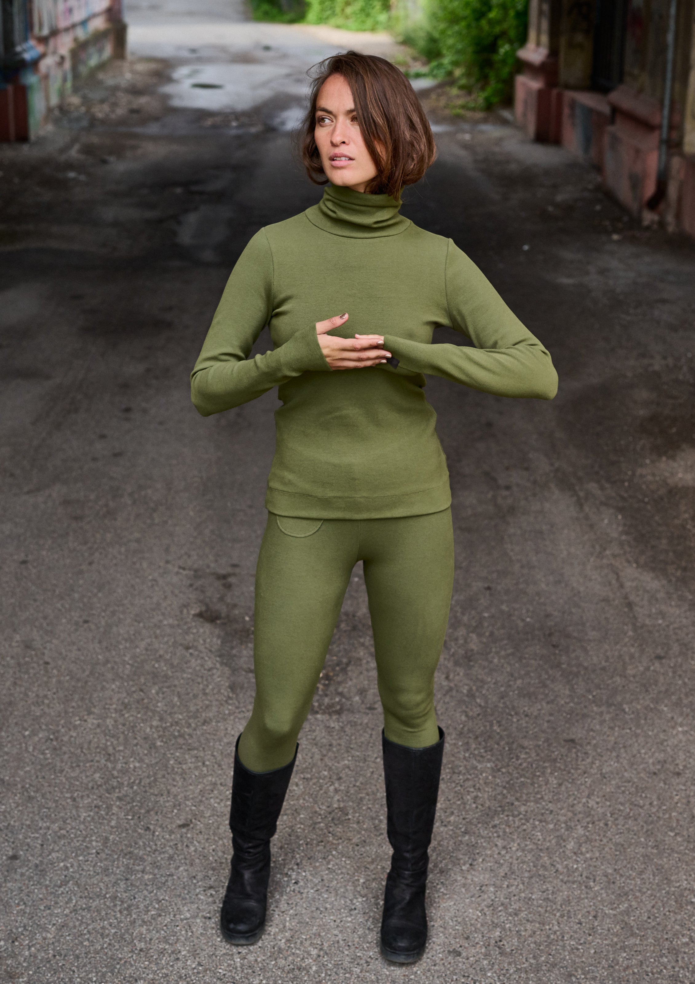 HENRIETTE STEFFENSEN COPENHAGEN LEGGINGS - 72304 BUKSER MOSS 611