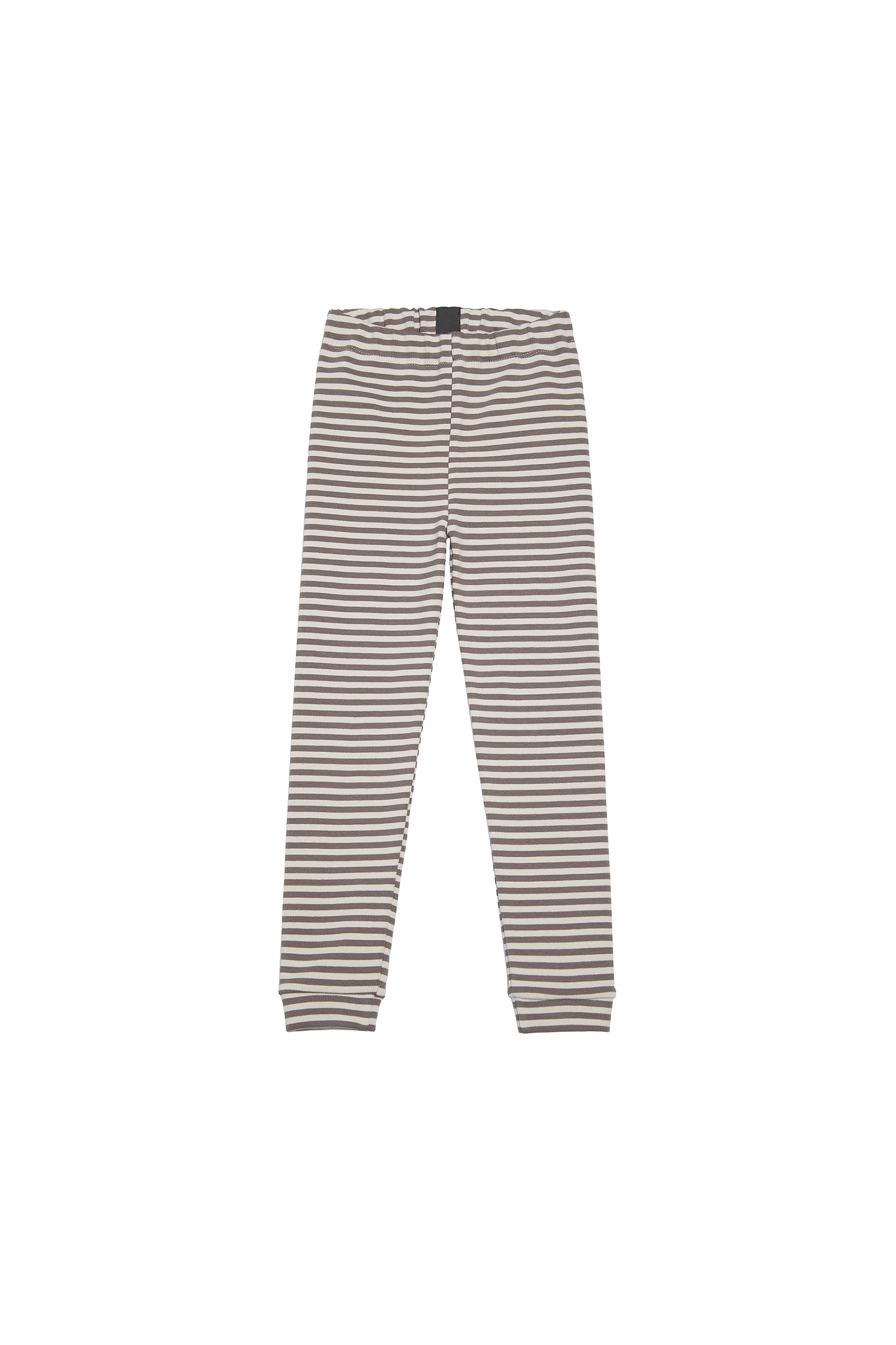 GROWING UP LEGGINGS RIB CHILD - 204 GU BUKSER STRIPES kit/brown 708