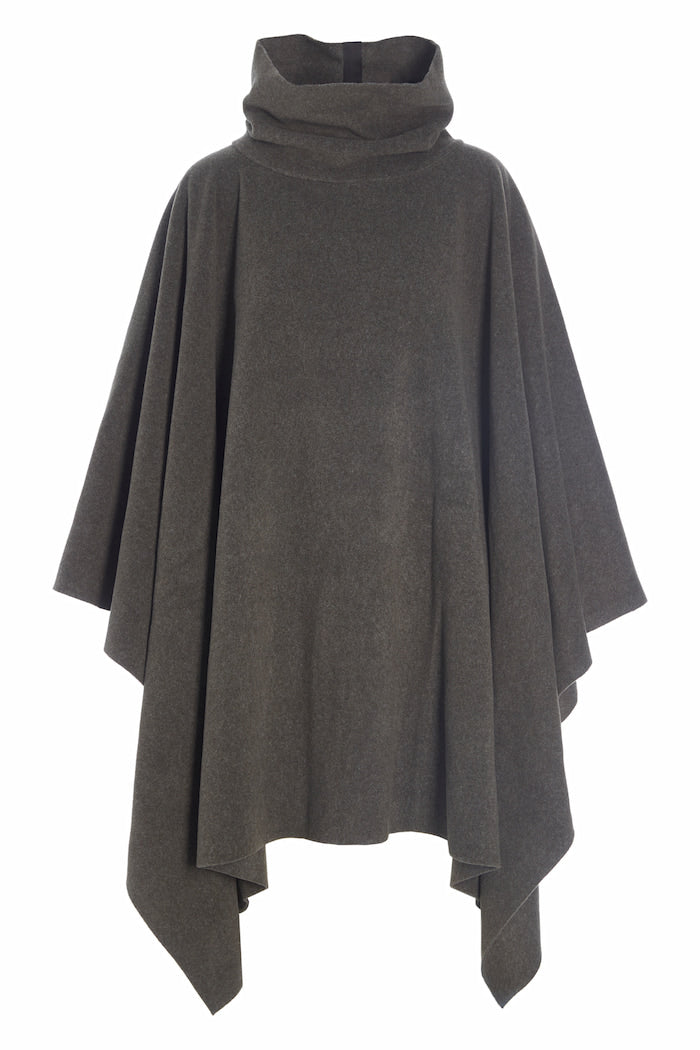 HENRIETTE STEFFENSEN COPENHAGEN LOUNGE PONCHO DAME - 4081 PONCHOS BARK 320