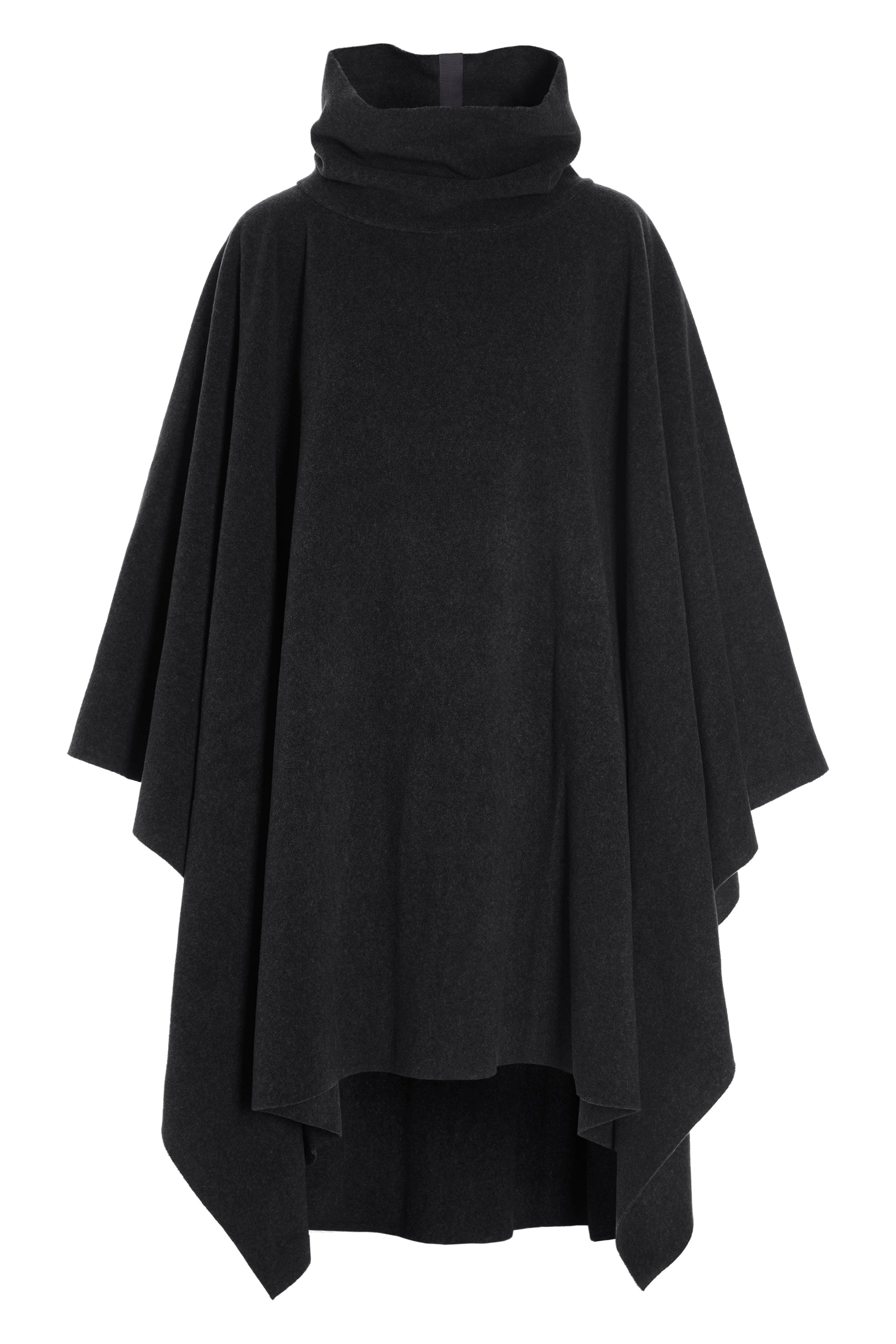 HENRIETTE STEFFENSEN COPENHAGEN LOUNGE PONCHO DAME - 4081 PONCHOS SOFT BLACK 914