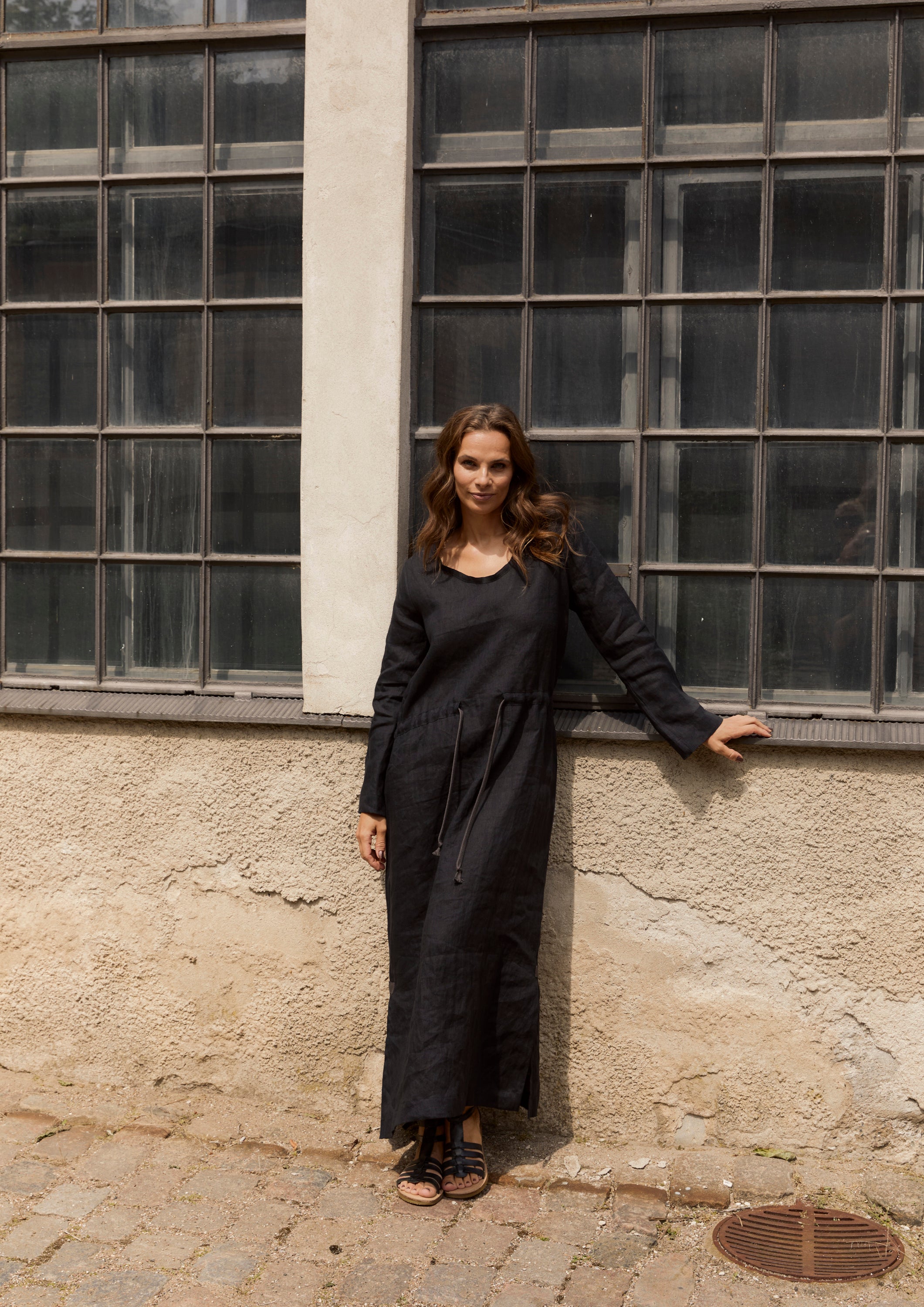 HENRIETTE STEFFENSEN COPENHAGEN MAXI KJOLE - 83004 KJOLER BLACK 900