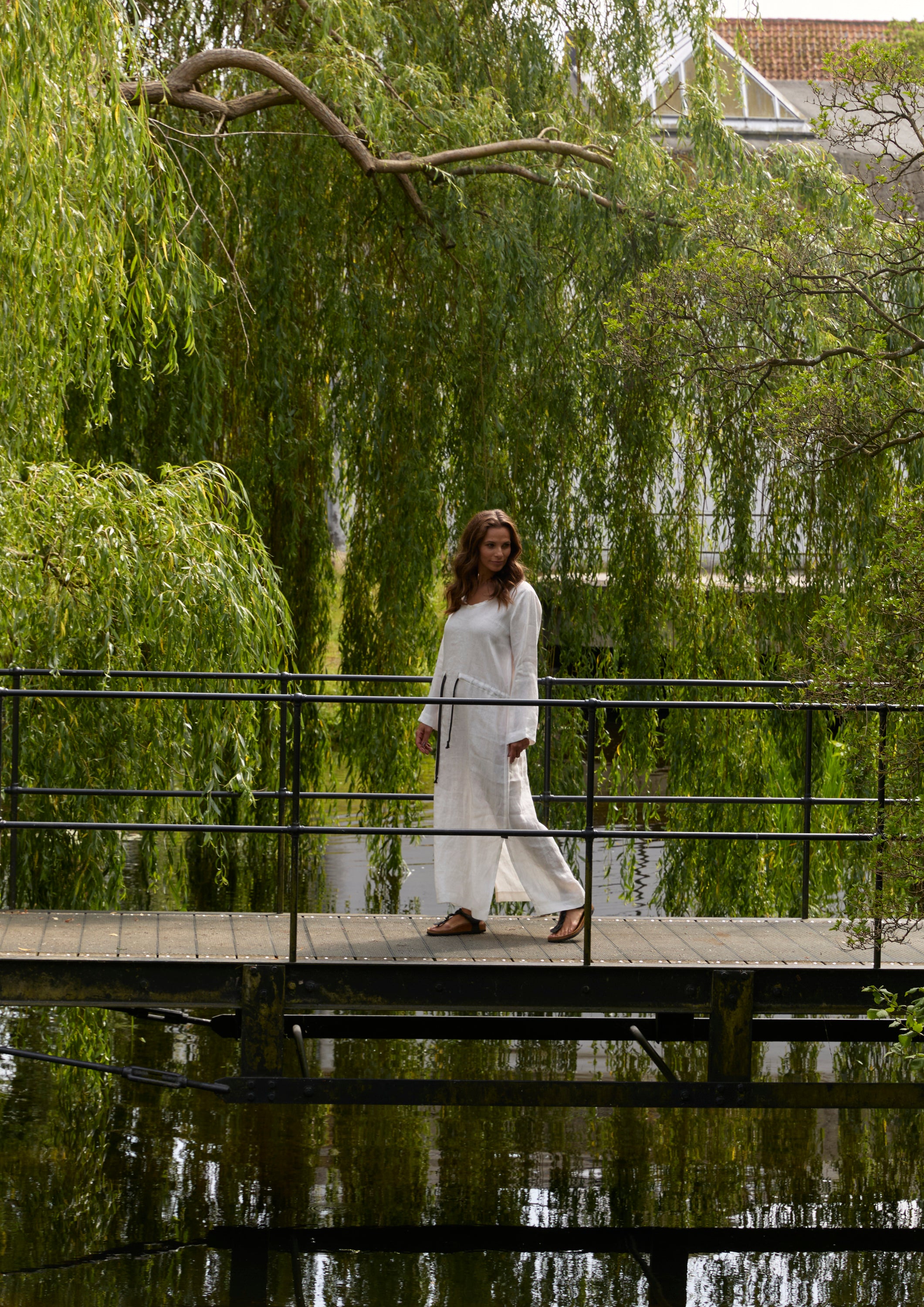 HENRIETTE STEFFENSEN COPENHAGEN MAXI KJOLE - 83004 KJOLER IVORY 888