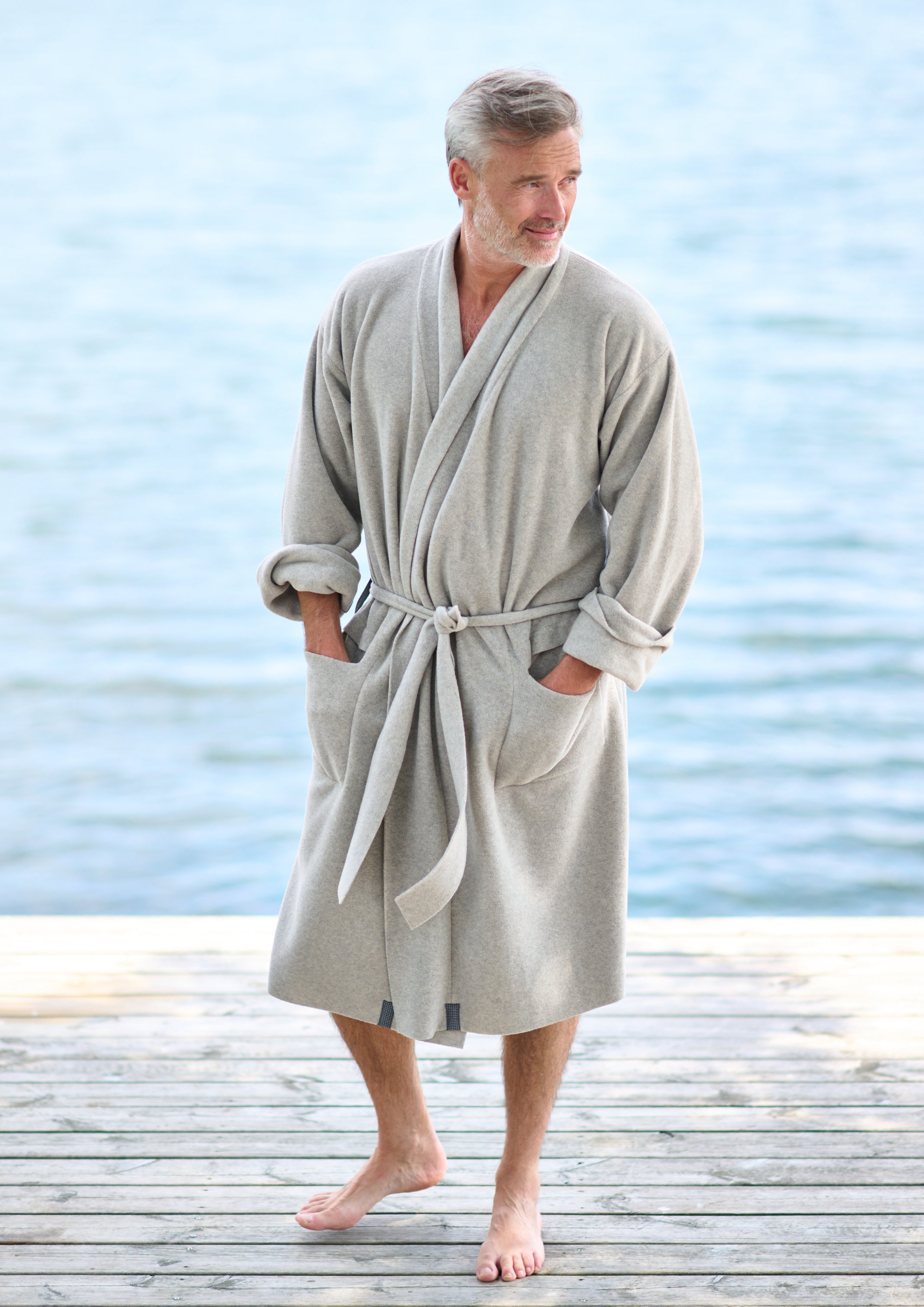 CARL BY STEFFENSEN COPENHAGEN MORGENKÅBE MÆND - 1009C BATHROBES SAND 805
