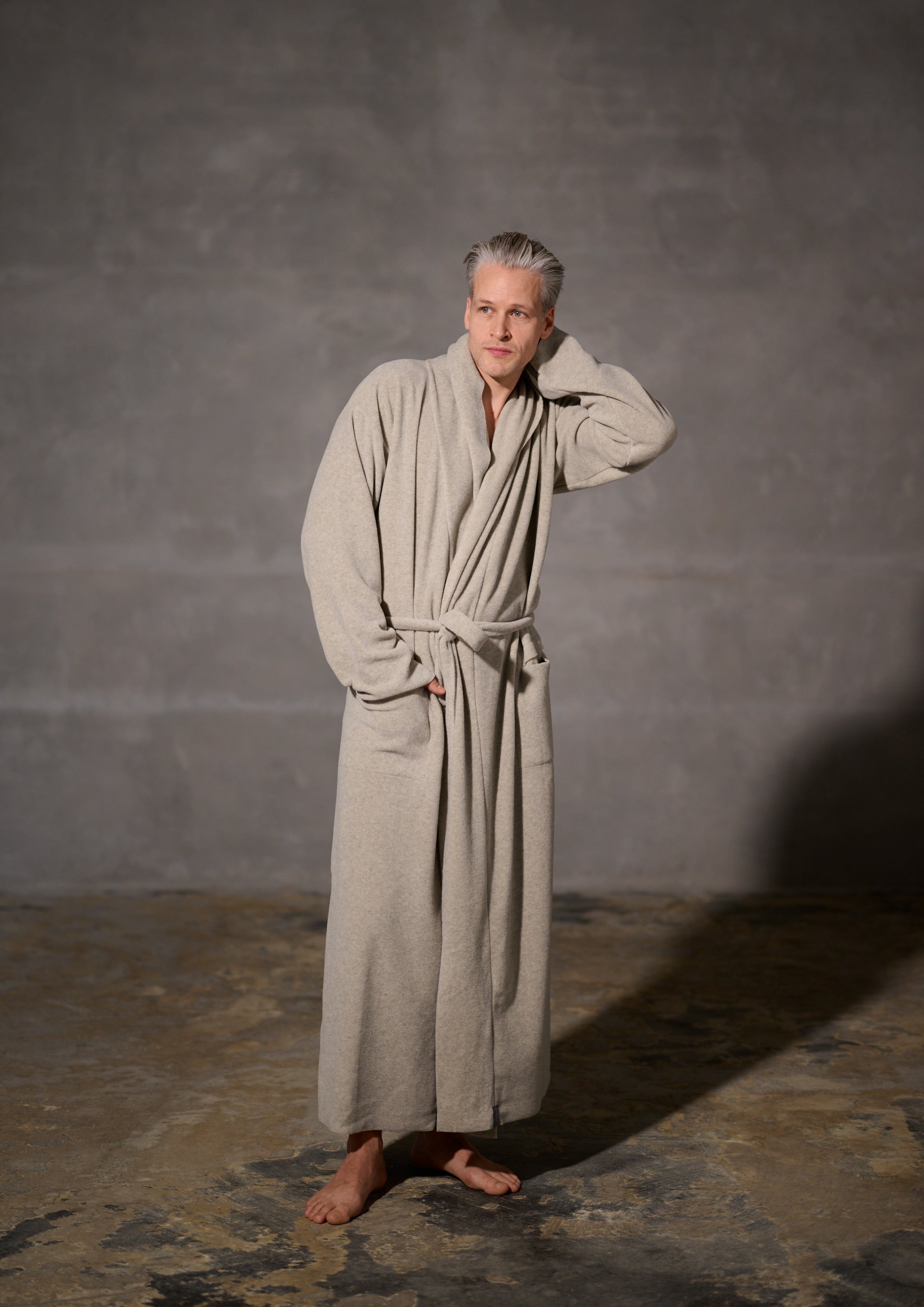 CARL BY STEFFENSEN COPENHAGEN MORGENKÅBE MÆND MAXI - 1009C BATHROBES SAND 805