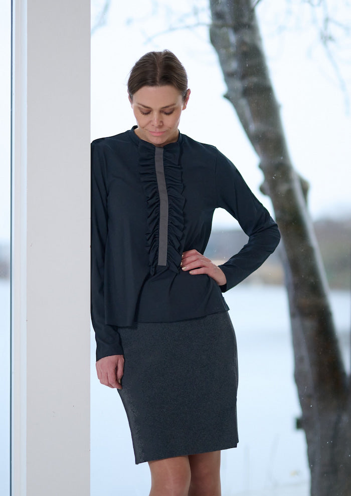 HENRIETTE STEFFENSEN COPENHAGEN NEDERDEL - 3253 NEDERDELE SOFT BLACK 914