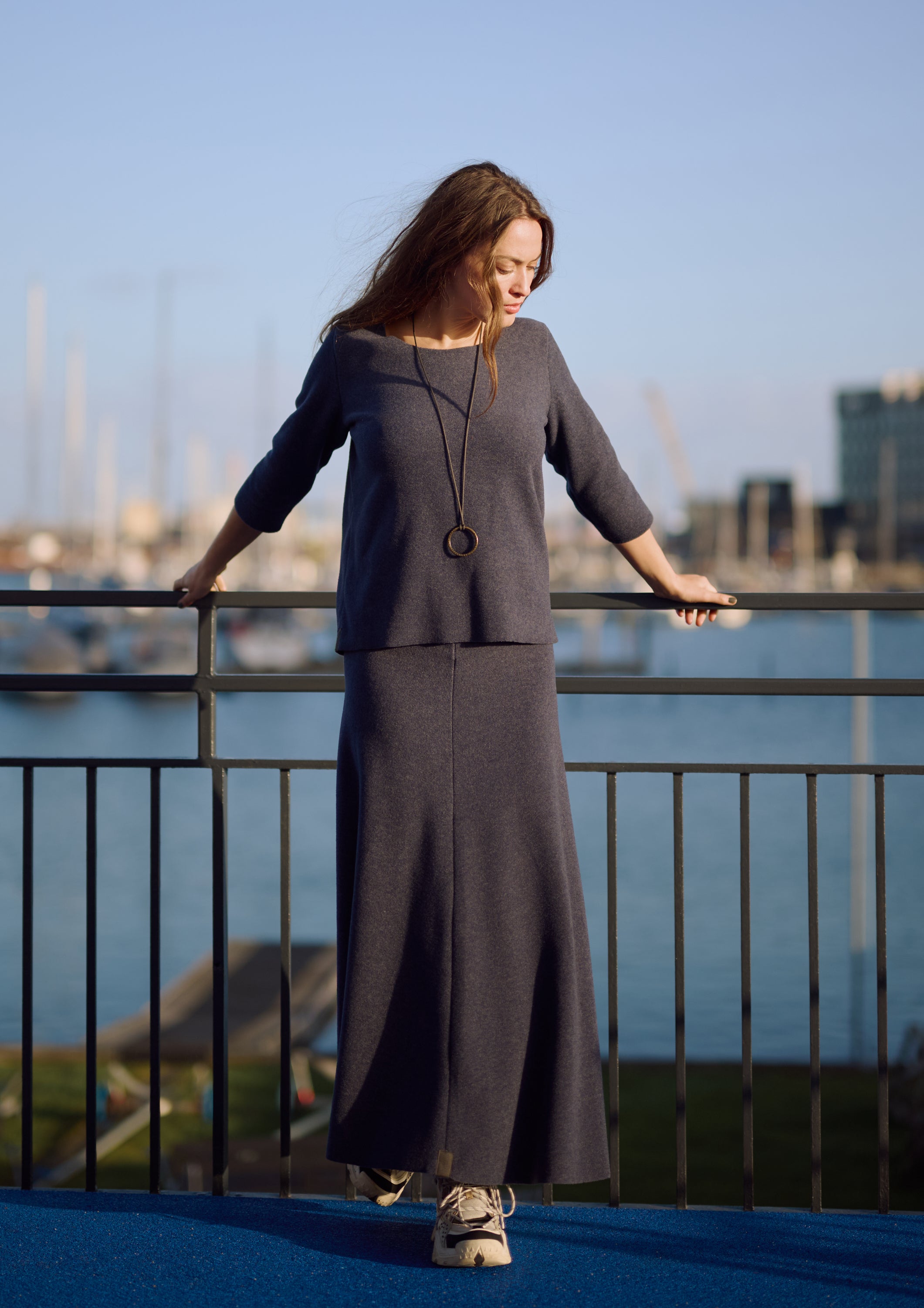 HENRIETTE STEFFENSEN COPENHAGEN NEDERDEL - 3256 NEDERDELE EVENING BLUE 690