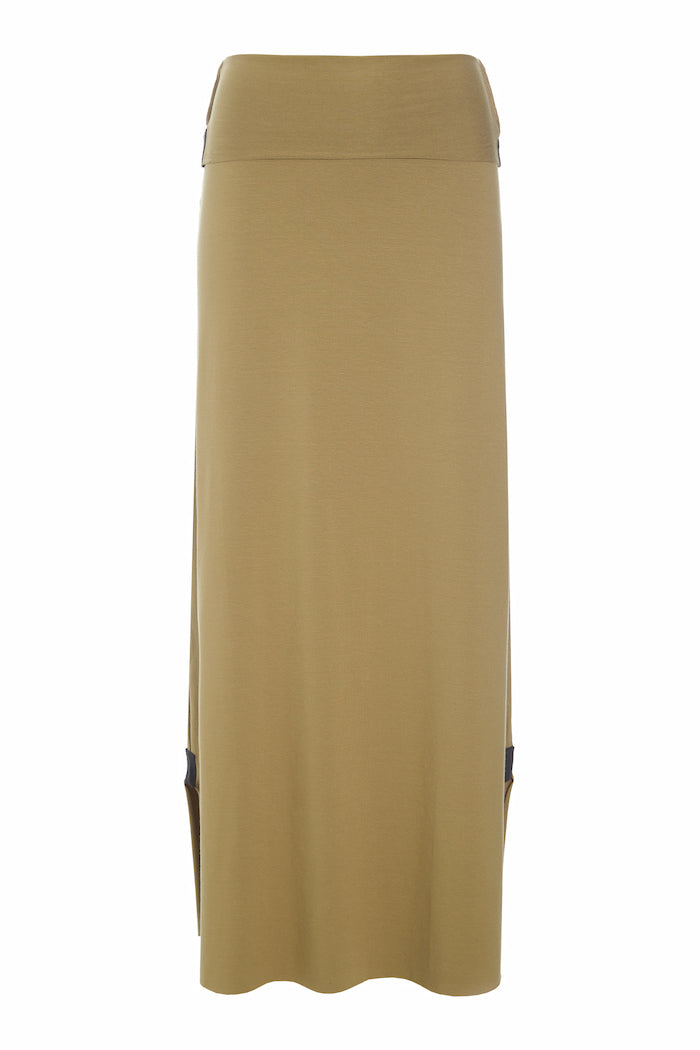 HENRIETTE STEFFENSEN COPENHAGEN NEDERDEL LANG - 98033 NEDERDELE OLIVE 655