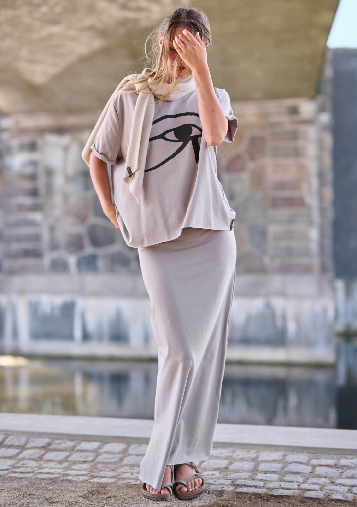 HENRIETTE STEFFENSEN COPENHAGEN NEDERDEL LANG - 98033 NEDERDELE SAND 805
