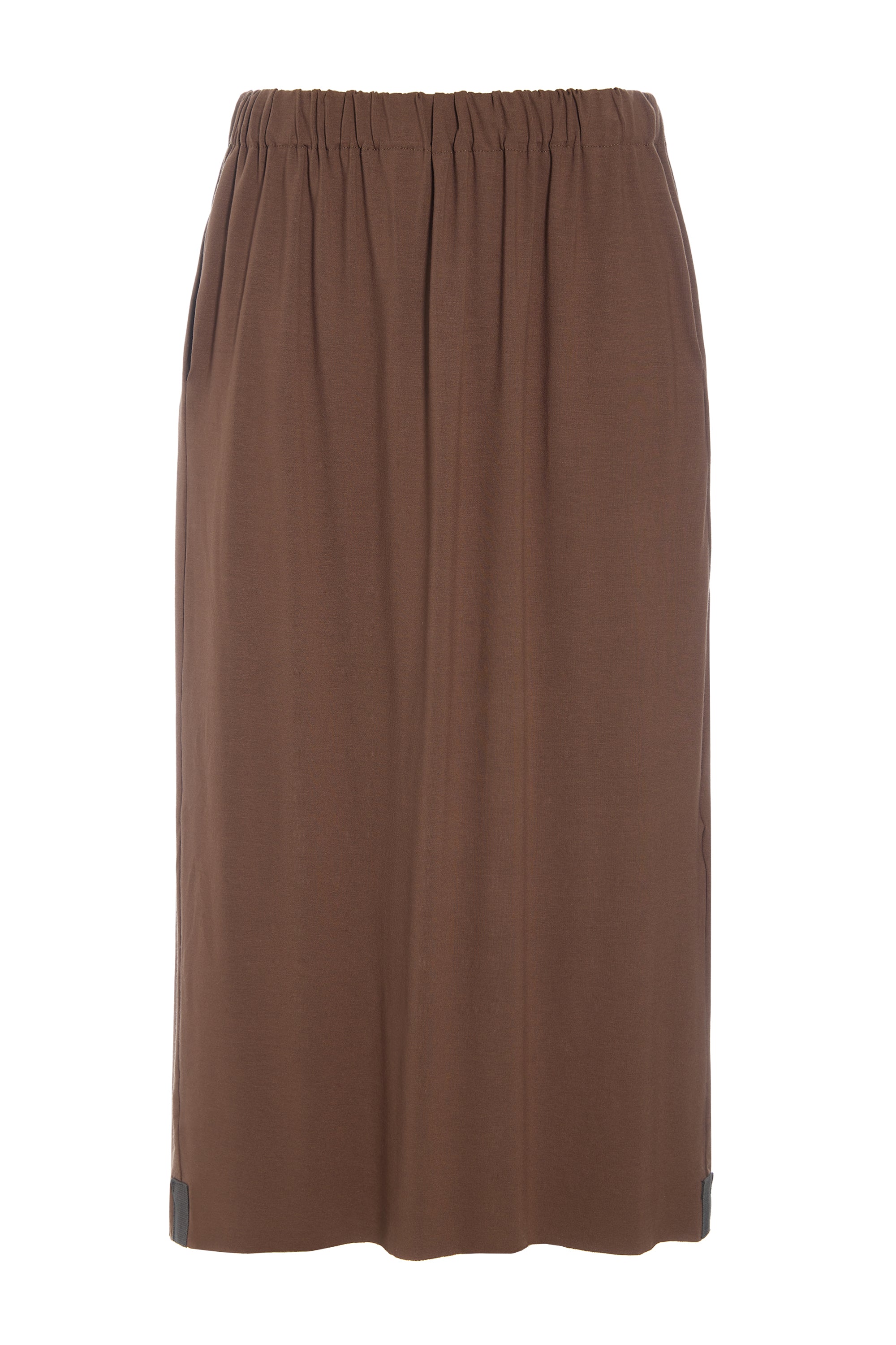 HENRIETTE STEFFENSEN COPENHAGEN NEDERDEL M/ LOMMER - 98065 NEDERDELE CHOCOLATE 844
