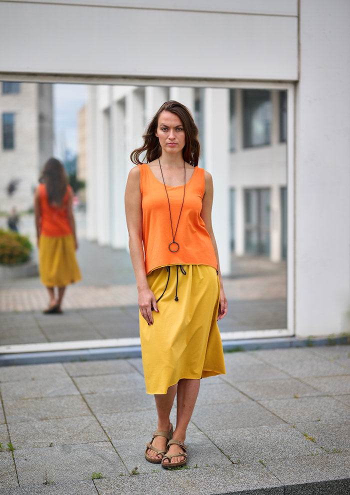 HENRIETTE STEFFENSEN COPENHAGEN NO WASTE NEDERDEL - 98063NW NEDERDELE SAFRAN 701