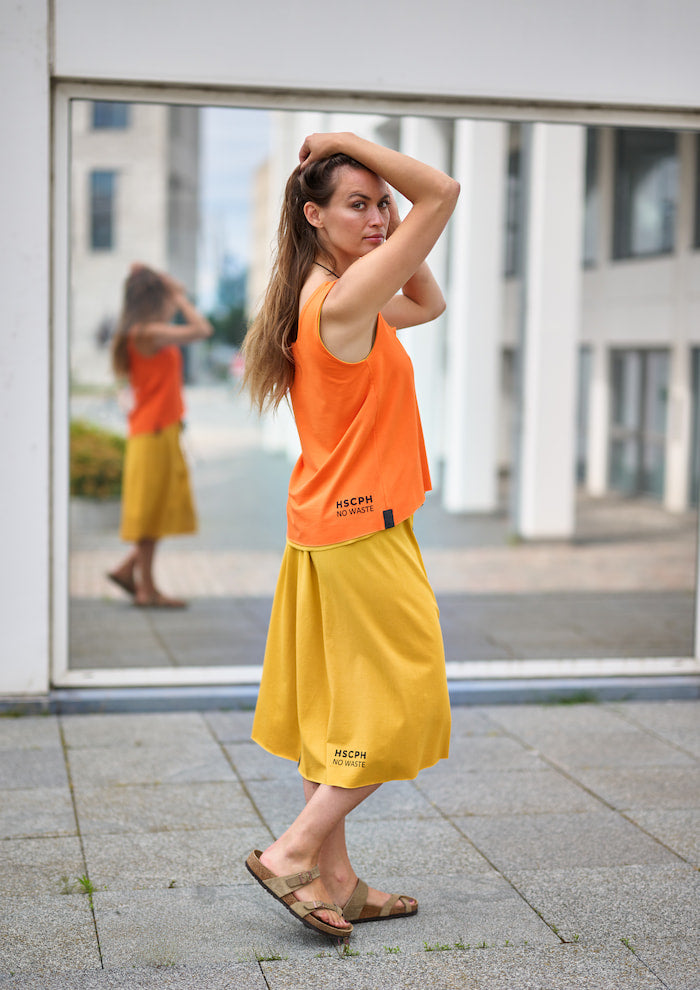 HENRIETTE STEFFENSEN COPENHAGEN NO WASTE NEDERDEL - 98063NW NEDERDELE SAFRAN 701