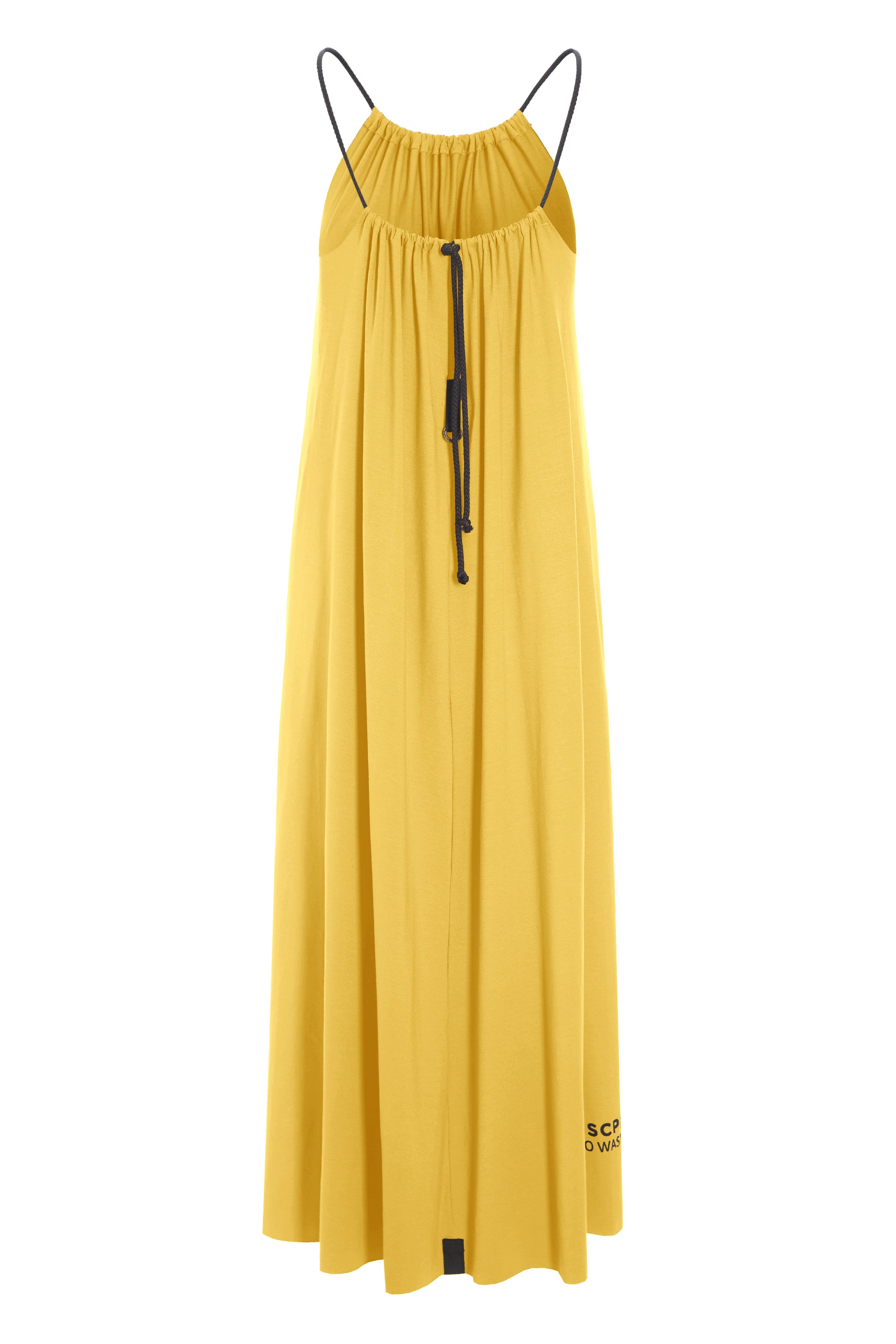 HENRIETTE STEFFENSEN COPENHAGEN NO WASTE STROP KJOLE LANG - 98062NW KJOLER YELLOW 704