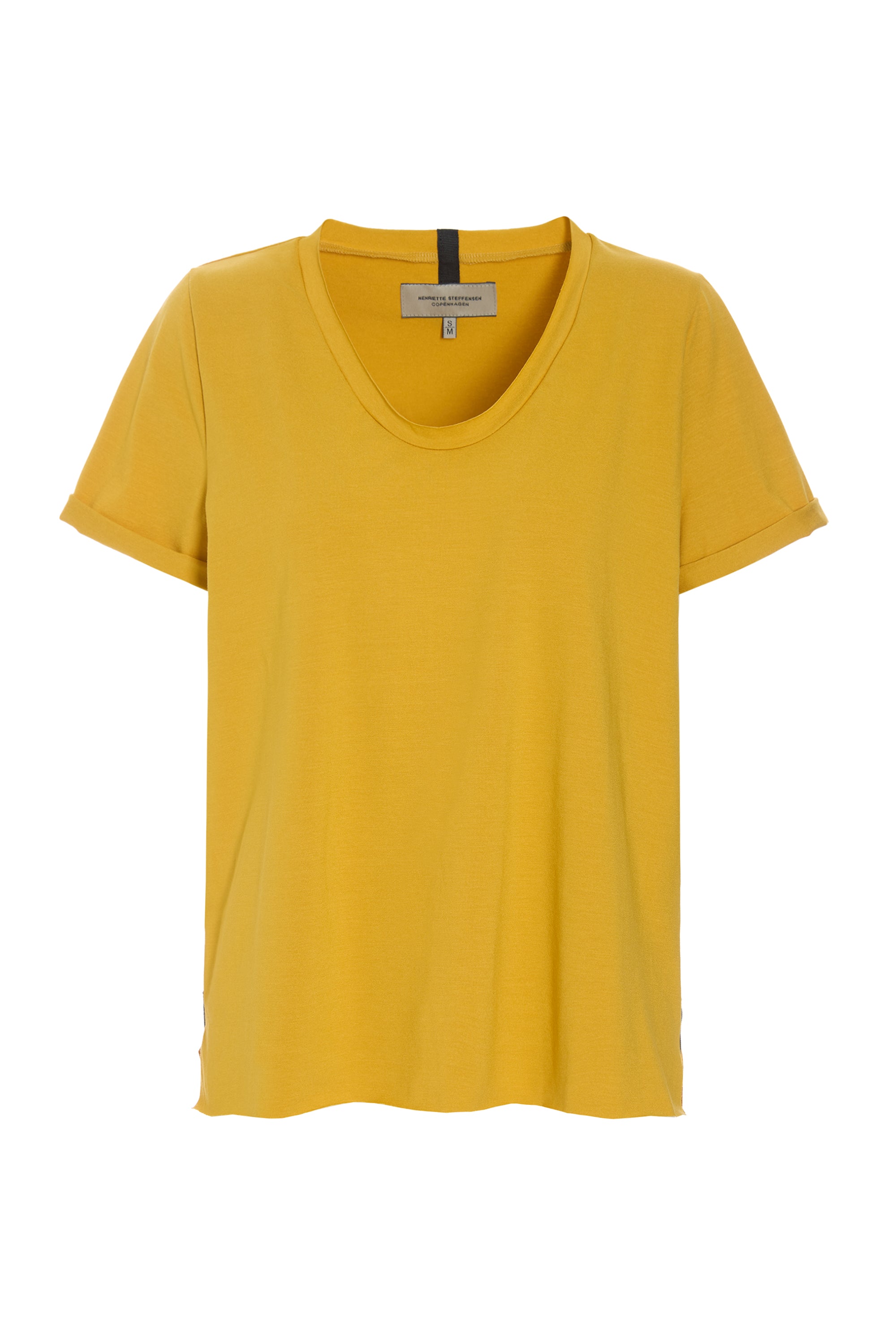 HENRIETTE STEFFENSEN COPENHAGEN NO WASTE TEE - 96095NW T-SHIRTS SAFRAN 701