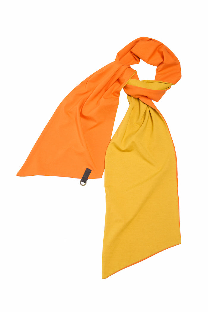 HENRIETTE STEFFENSEN COPENHAGEN NO WASTE TØRKLÆDE - 94080NW SCARFS ORANGE/SAFRAN 457