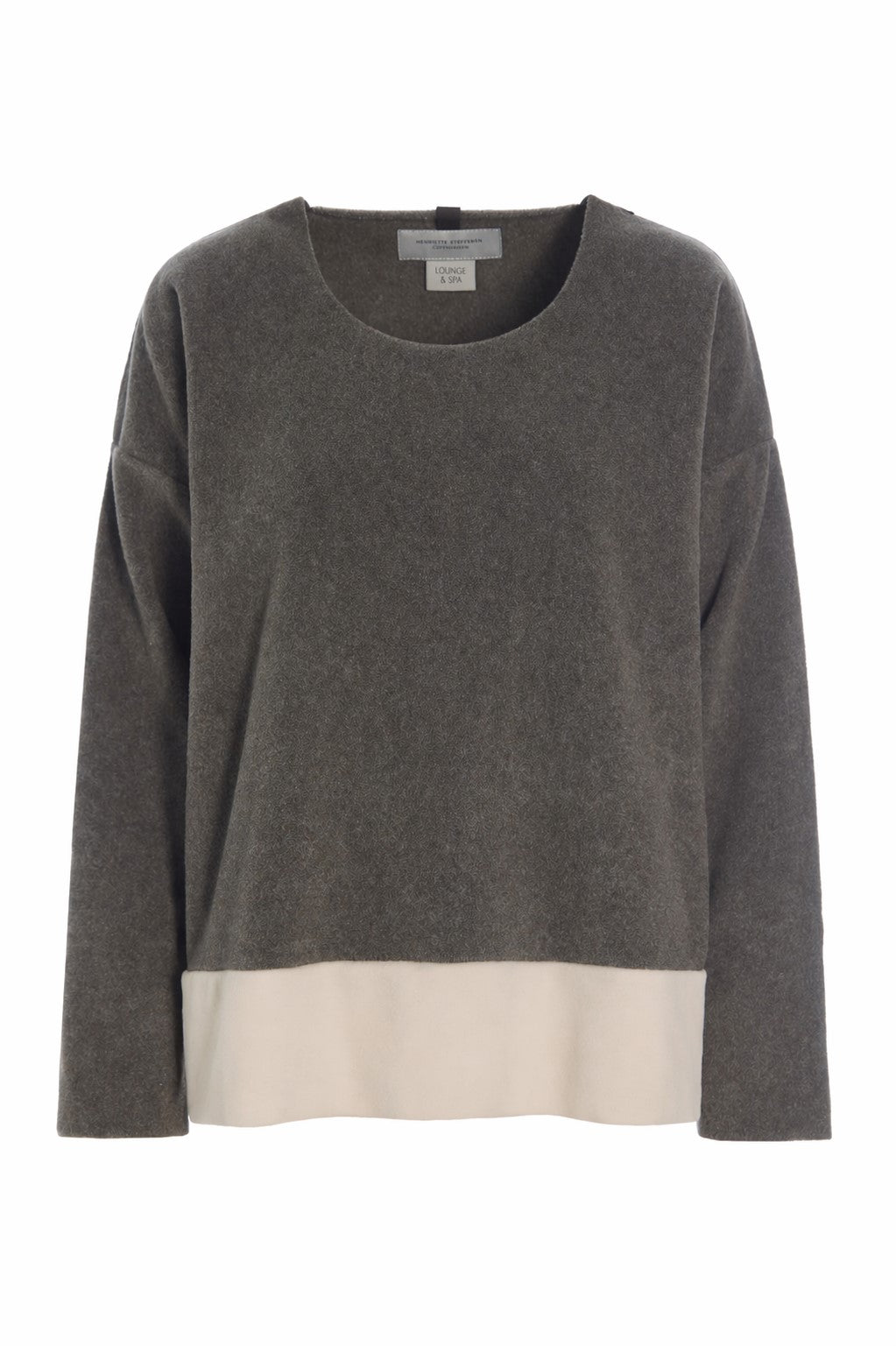 HENRIETTE STEFFENSEN COPENHAGEN ONE SIZE BLUSE KVINDER - 1335 BLOUSES & SWEATERS BARK/KIT 846