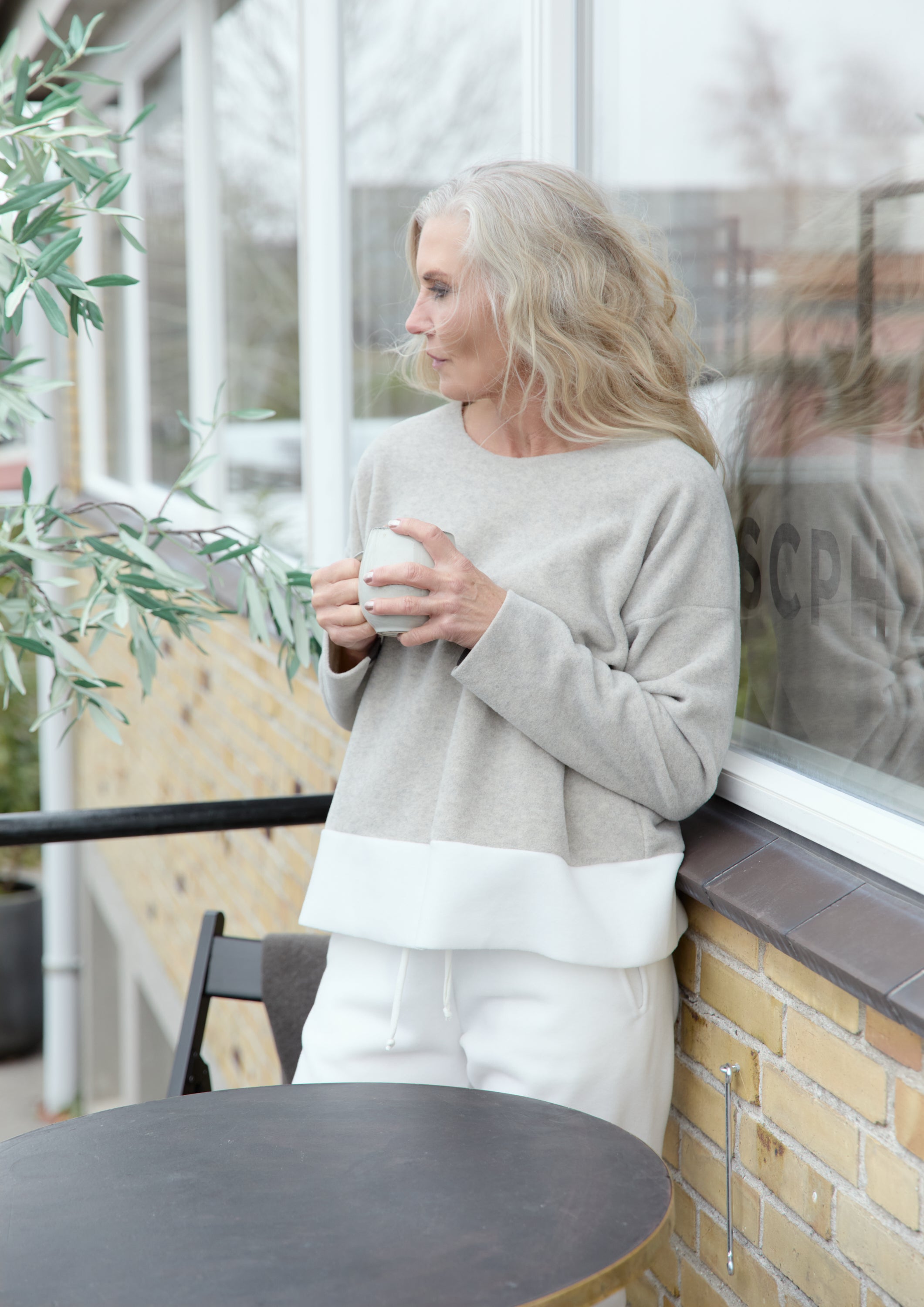 HENRIETTE STEFFENSEN COPENHAGEN ONE SIZE BLUSE KVINDER - 1335 BLOUSES & SWEATERS SAND/OFF WHITE 450