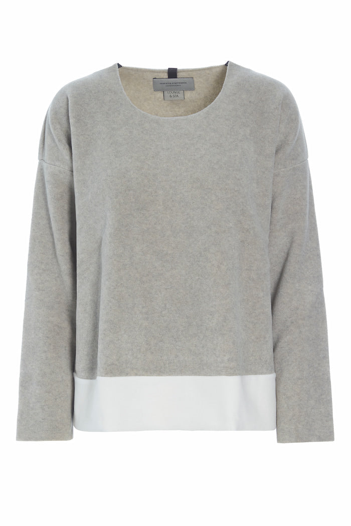 HENRIETTE STEFFENSEN COPENHAGEN ONE SIZE BLUSE KVINDER - 1335 BLOUSES & SWEATERS SAND/OFF WHITE 450