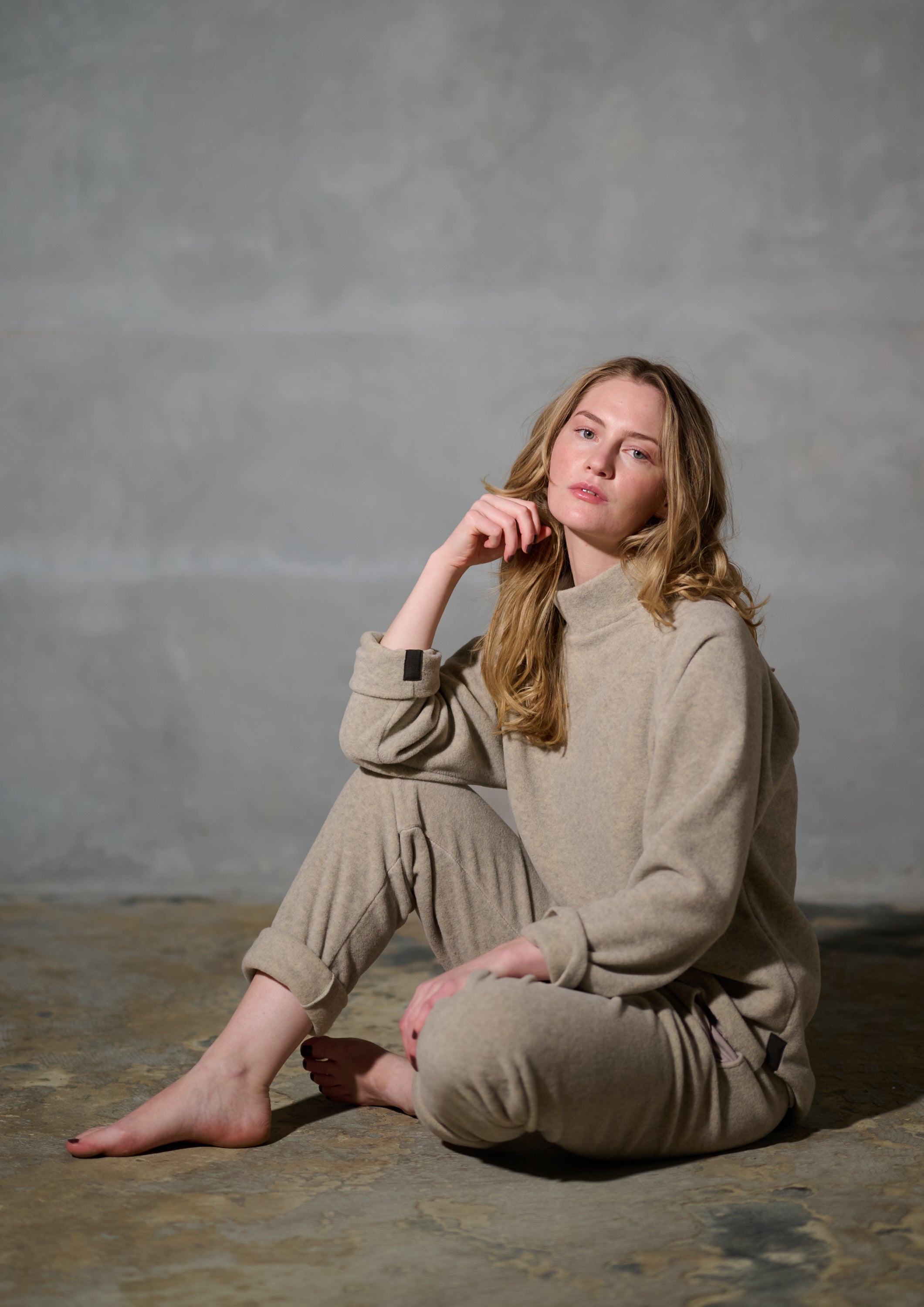 HENRIETTE STEFFENSEN COPENHAGEN ONE SIZE SWEATER KVINDER - 1460 BLOUSES & SWEATERS SAND 805