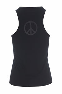 PEACE TANK TOP - 96087 - BLACK