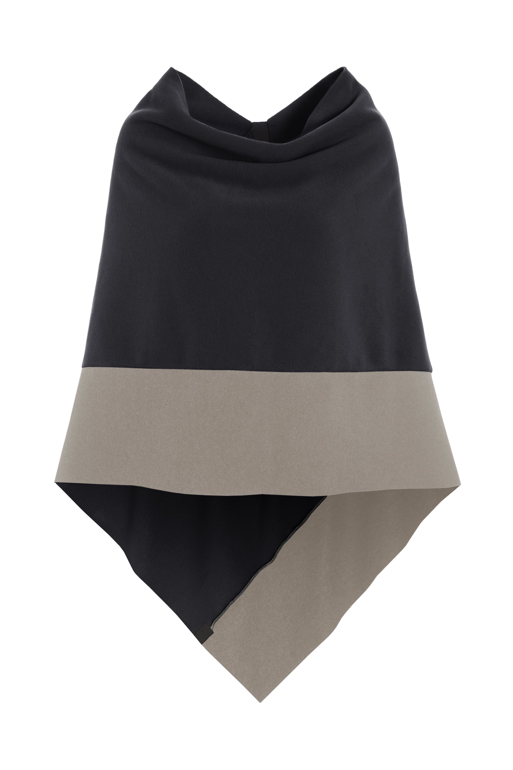 HENRIETTE STEFFENSEN COPENHAGEN PONCHO 2 FARVET - 4068 PONCHOS ELEPHANT/SB 660