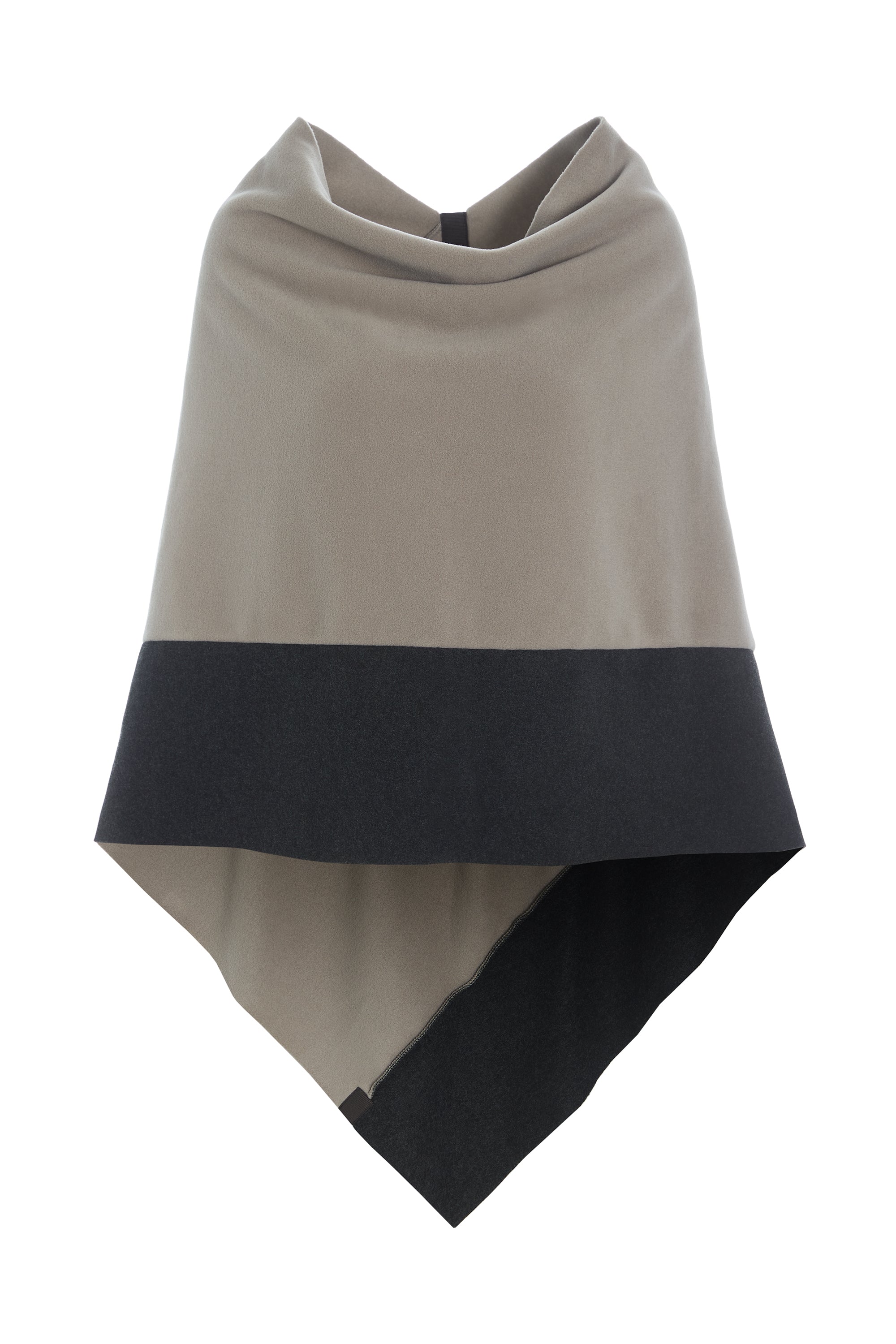 HENRIETTE STEFFENSEN COPENHAGEN PONCHO 2 FARVET - 4068 PONCHOS SB/ELEPHANT 325