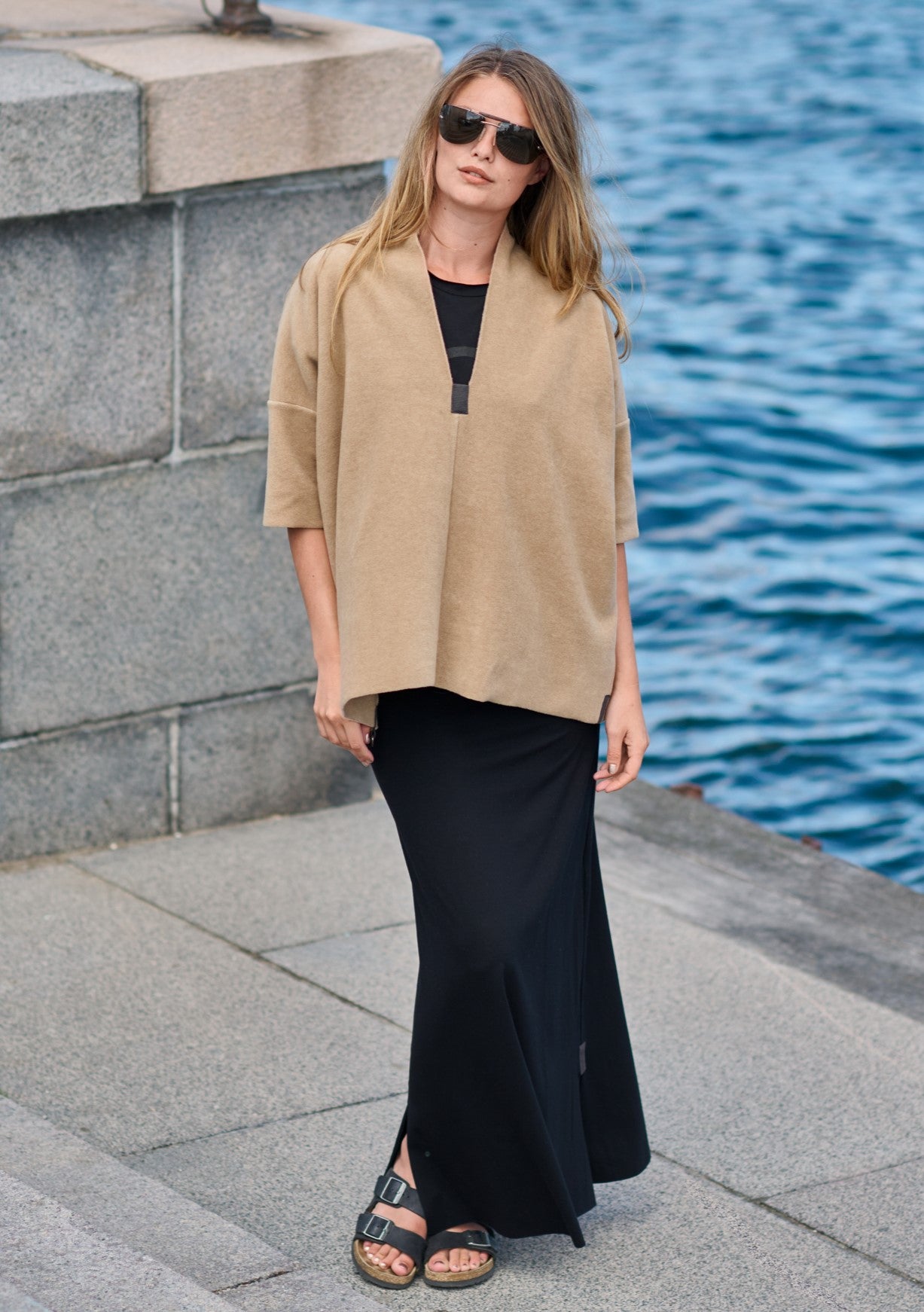 HENRIETTE STEFFENSEN COPENHAGEN PULLOVER - 1361 BLUSER CAMEL 815