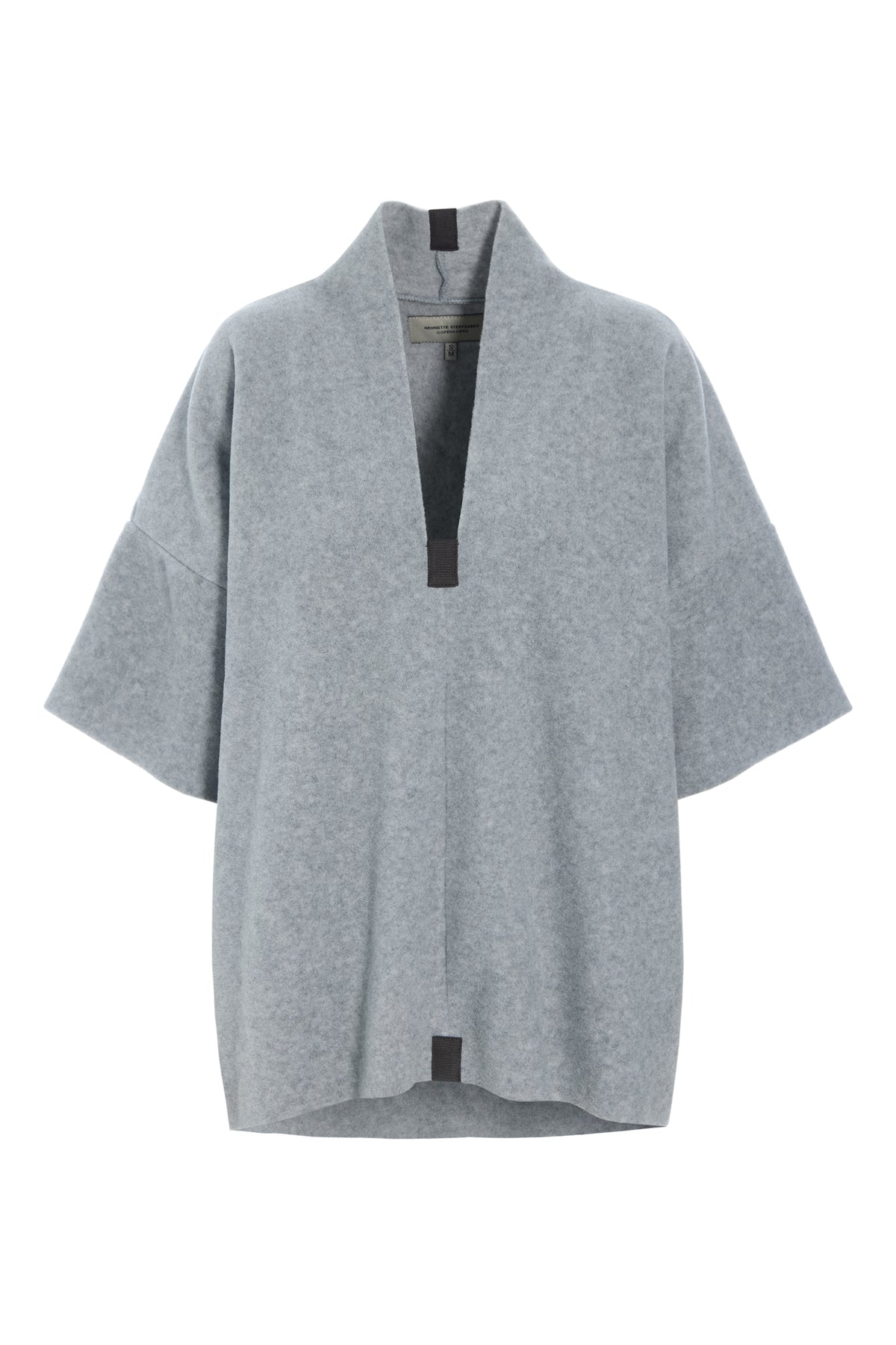 HENRIETTE STEFFENSEN COPENHAGEN PULLOVER - 1361 BLUSER LIGHT GREY 876