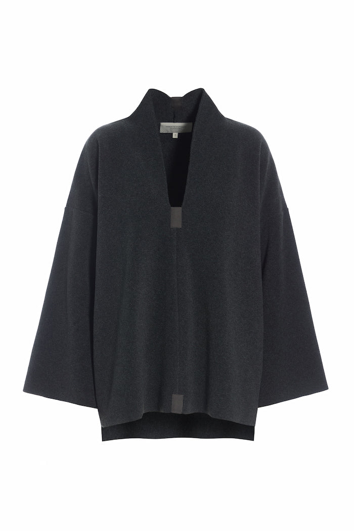 HENRIETTE STEFFENSEN COPENHAGEN PULLOVER - 1370 BLUSER SOFT BLACK 914