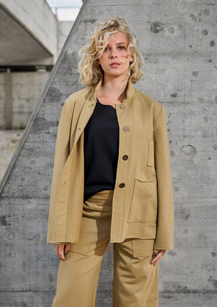 HENRIETTE STEFFENSEN COPENHAGEN SAFARI JAKKE - 77004 CARDIGANS OLIVE 655