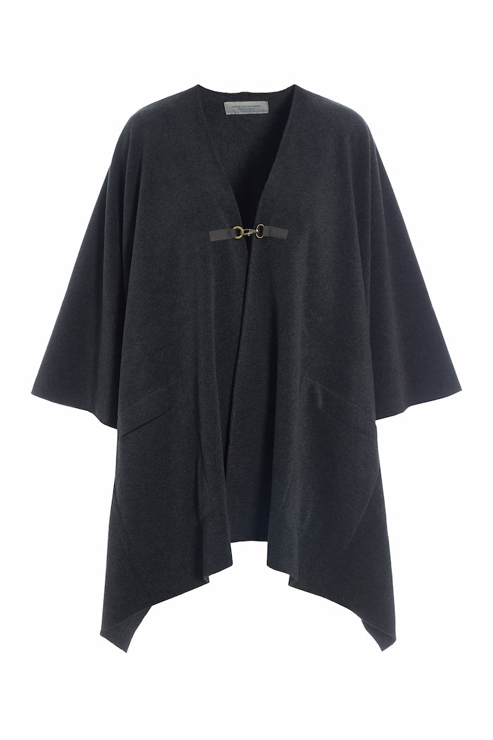 HENRIETTE STEFFENSEN COPENHAGEN SLAG - 4120 PONCHOS SOFT BLACK 914