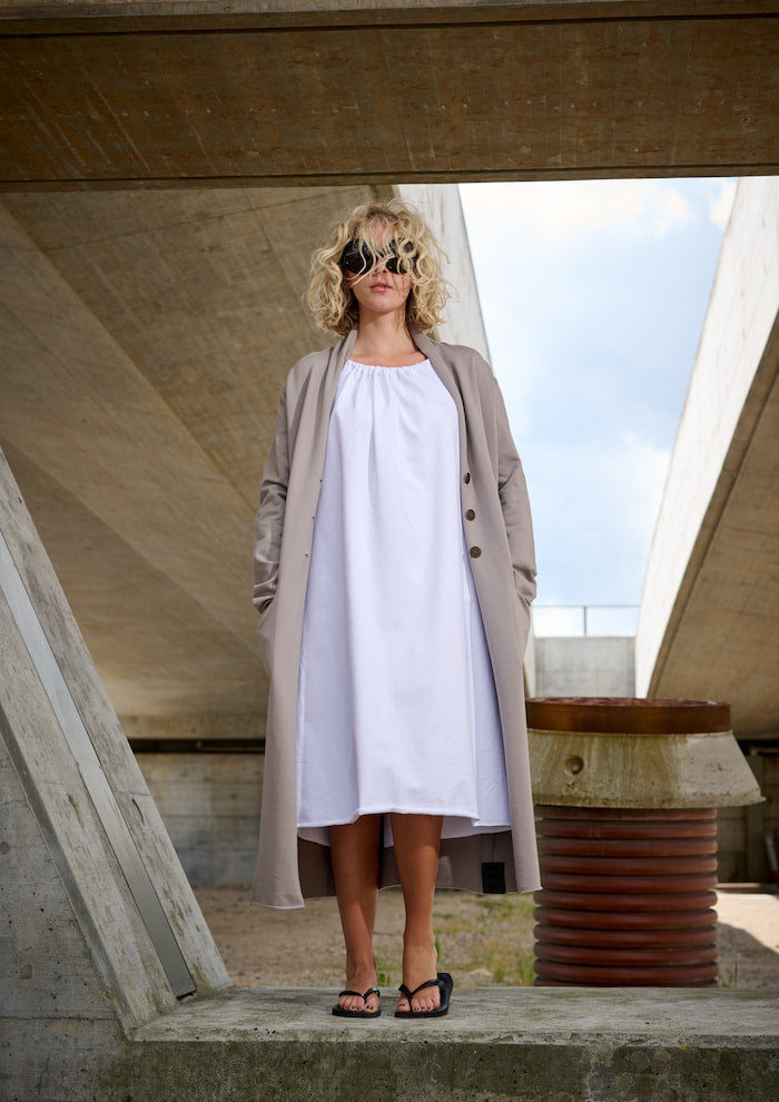 HENRIETTE STEFFENSEN COPENHAGEN STROP KJOLE - 73016 KJOLER WHITE 816