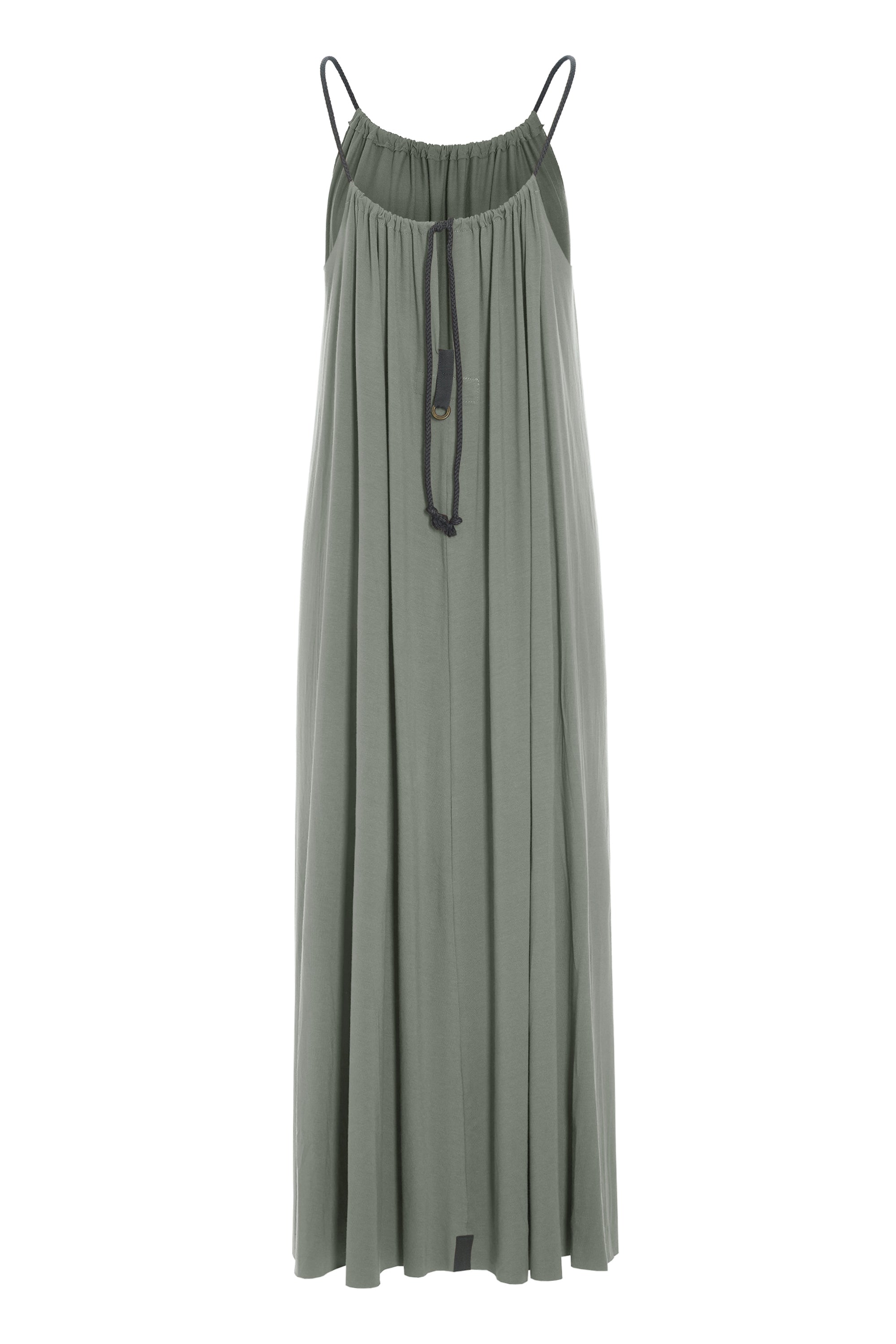 HENRIETTE STEFFENSEN COPENHAGEN STROP KJOLE - 98069 KJOLER DUSTY GREEN 609