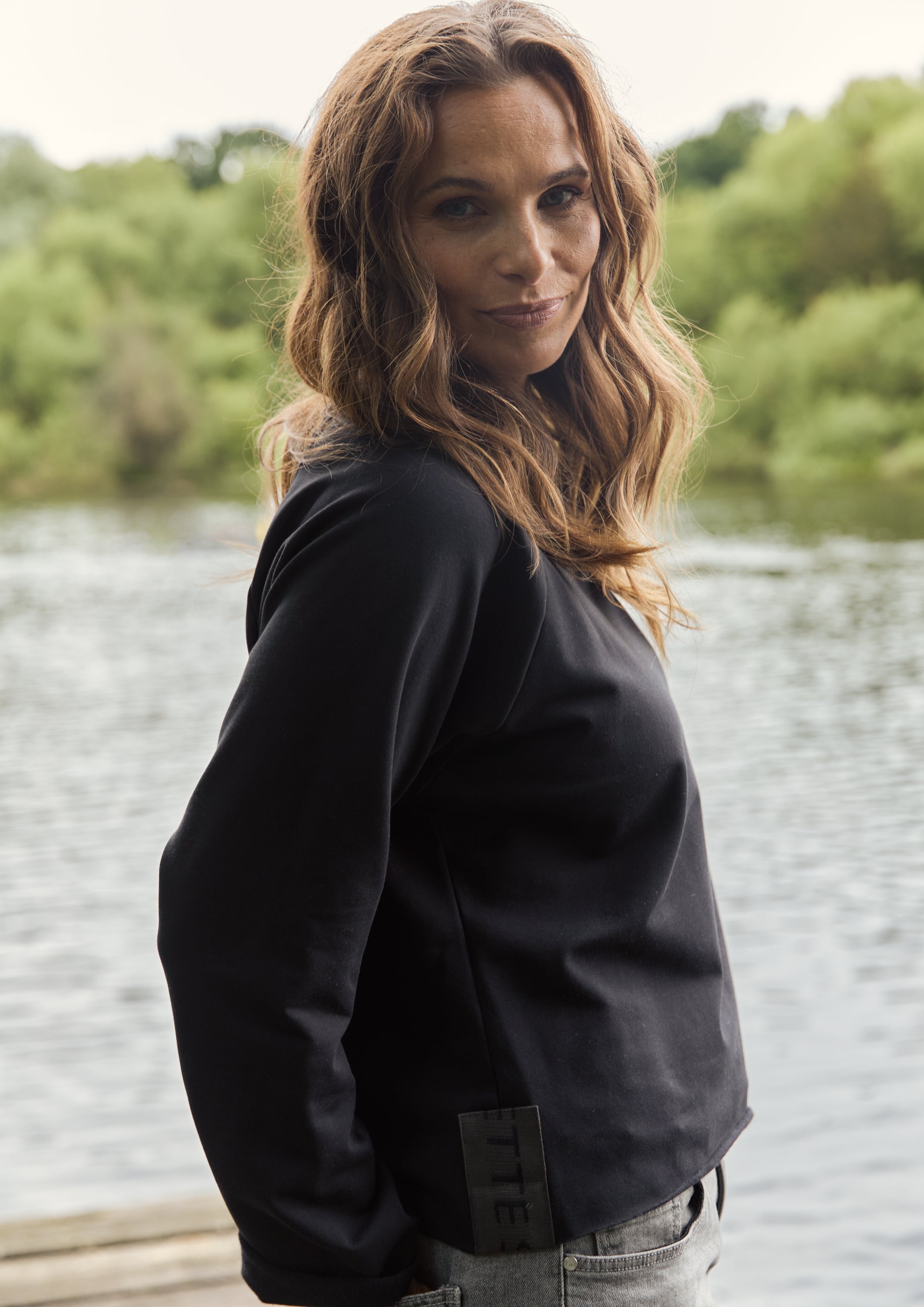 HENRIETTE STEFFENSEN COPENHAGEN SWEATSHIRT - 71017 BLUSER BLACK 900