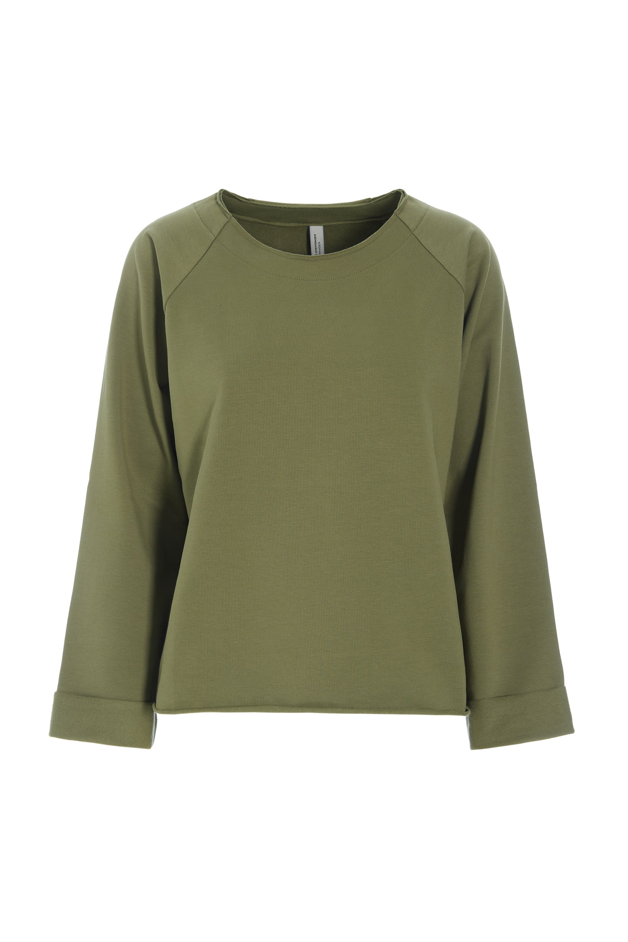 HENRIETTE STEFFENSEN COPENHAGEN SWEATSHIRT - 71017 BLUSER MOSS 611