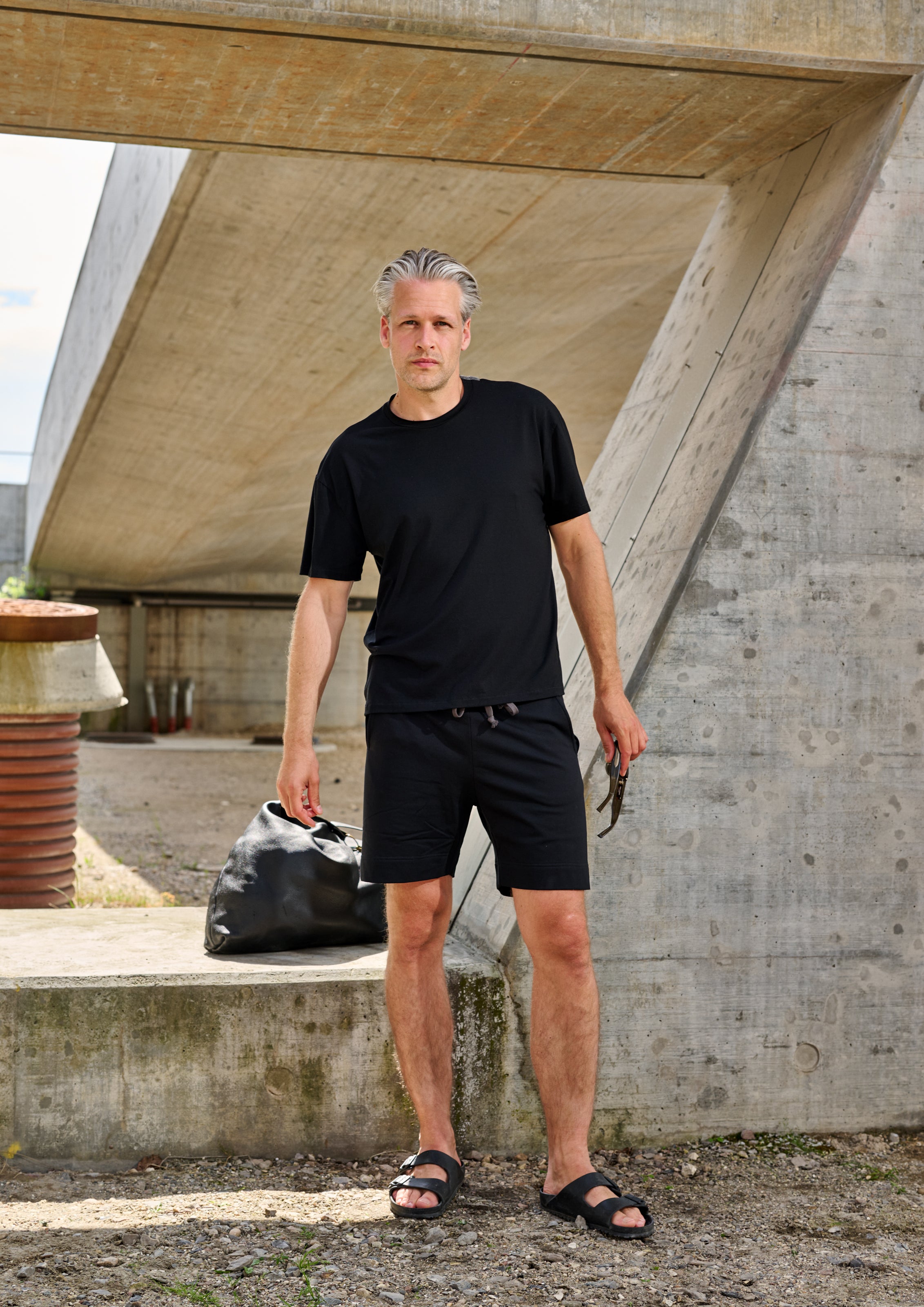 CARL BY STEFFENSEN COPENHAGEN SWEATSHORTS - 1029C JOGGING BLACK 900
