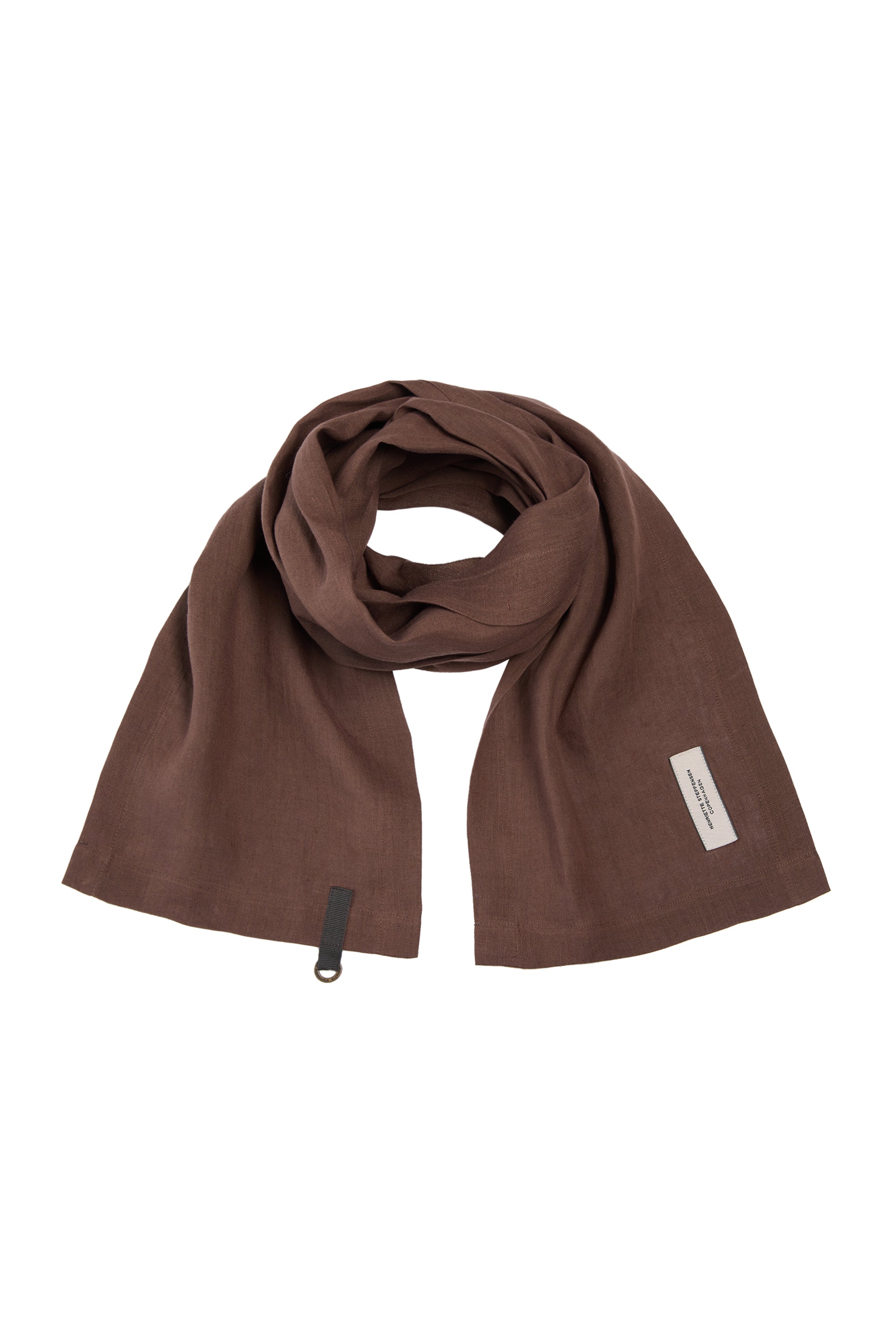 HENRIETTE STEFFENSEN COPENHAGEN TØRKLÆDE - 84002 SCARFS CHOCOLATE 844