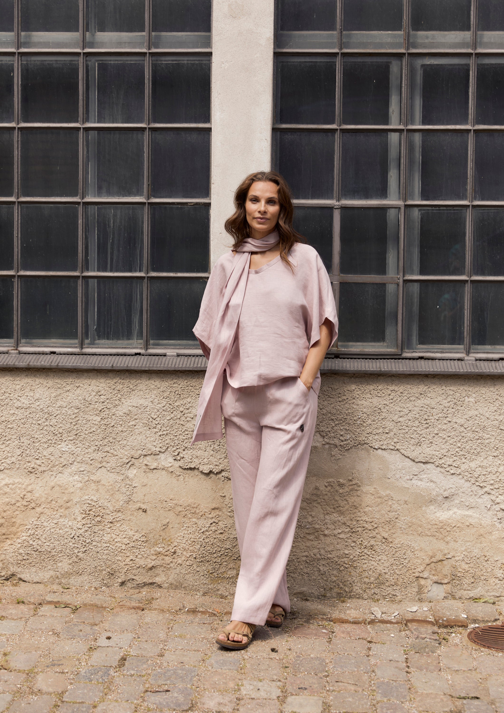 HENRIETTE STEFFENSEN COPENHAGEN TØRKLÆDE - 84002 SCARFS NUDE 401