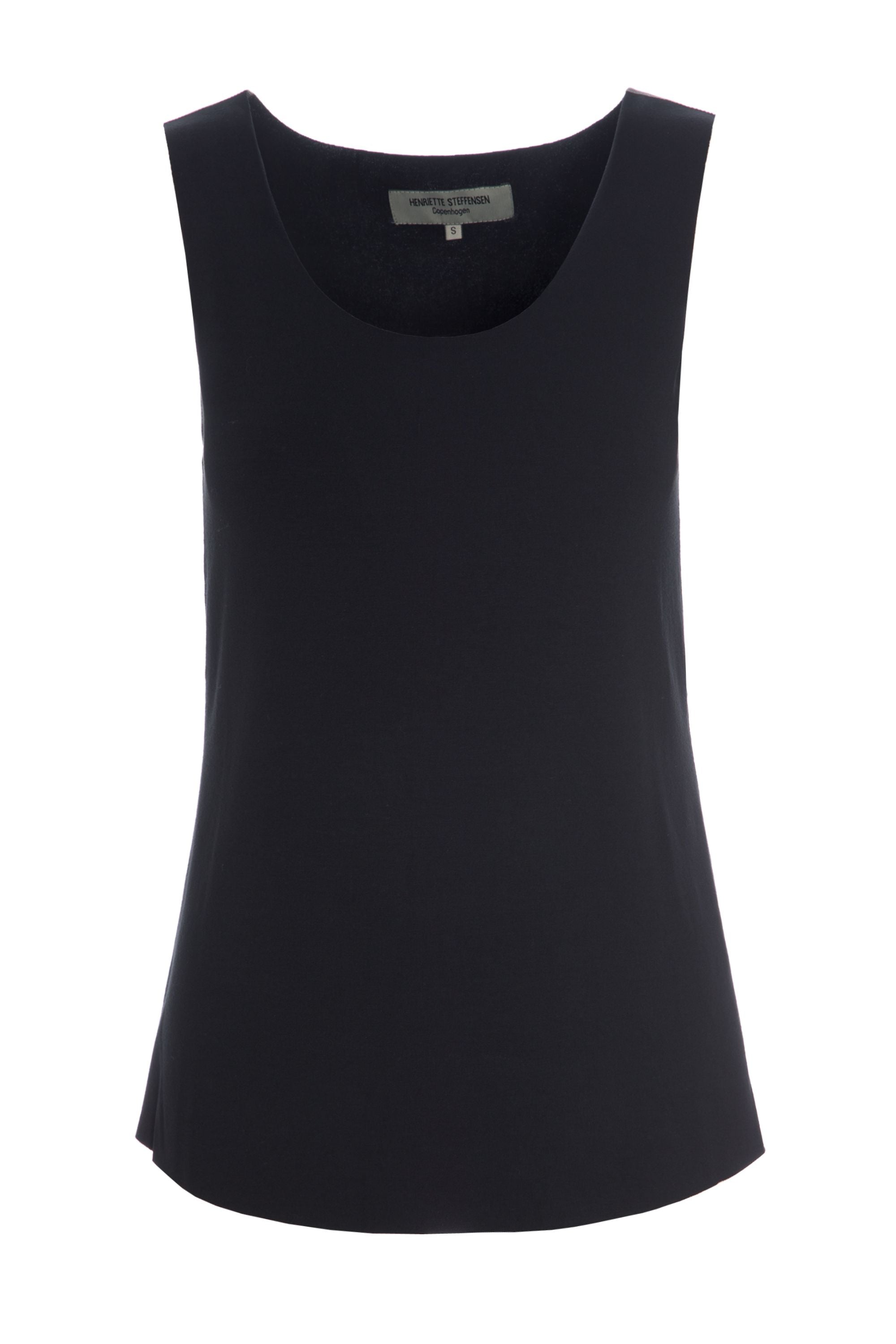 HENRIETTE STEFFENSEN COPENHAGEN YOGA TOP - 96041 BLUSER jersey YOGA BLACK 900