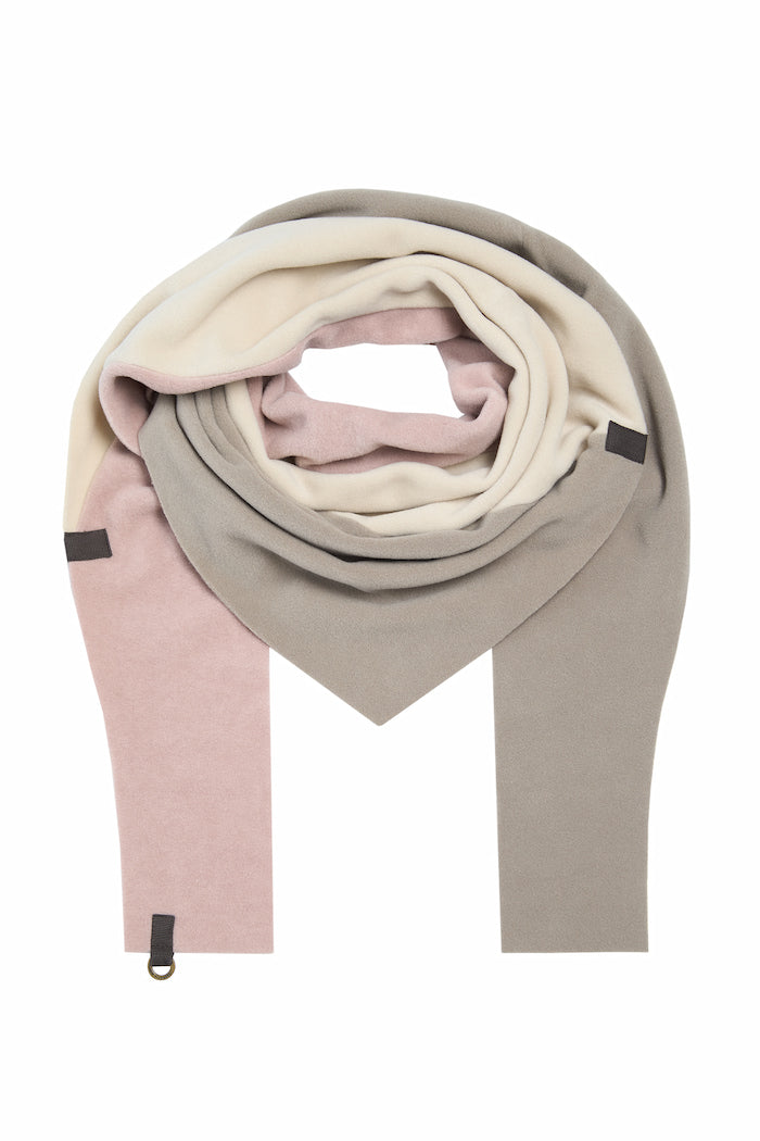 HENRIETTE STEFFENSEN COPENHAGEN TREKANTET HALSTØRKLÆDE NO WASTE - 4078NW SCARFS ELEPHANT/KIT/NUDE 461