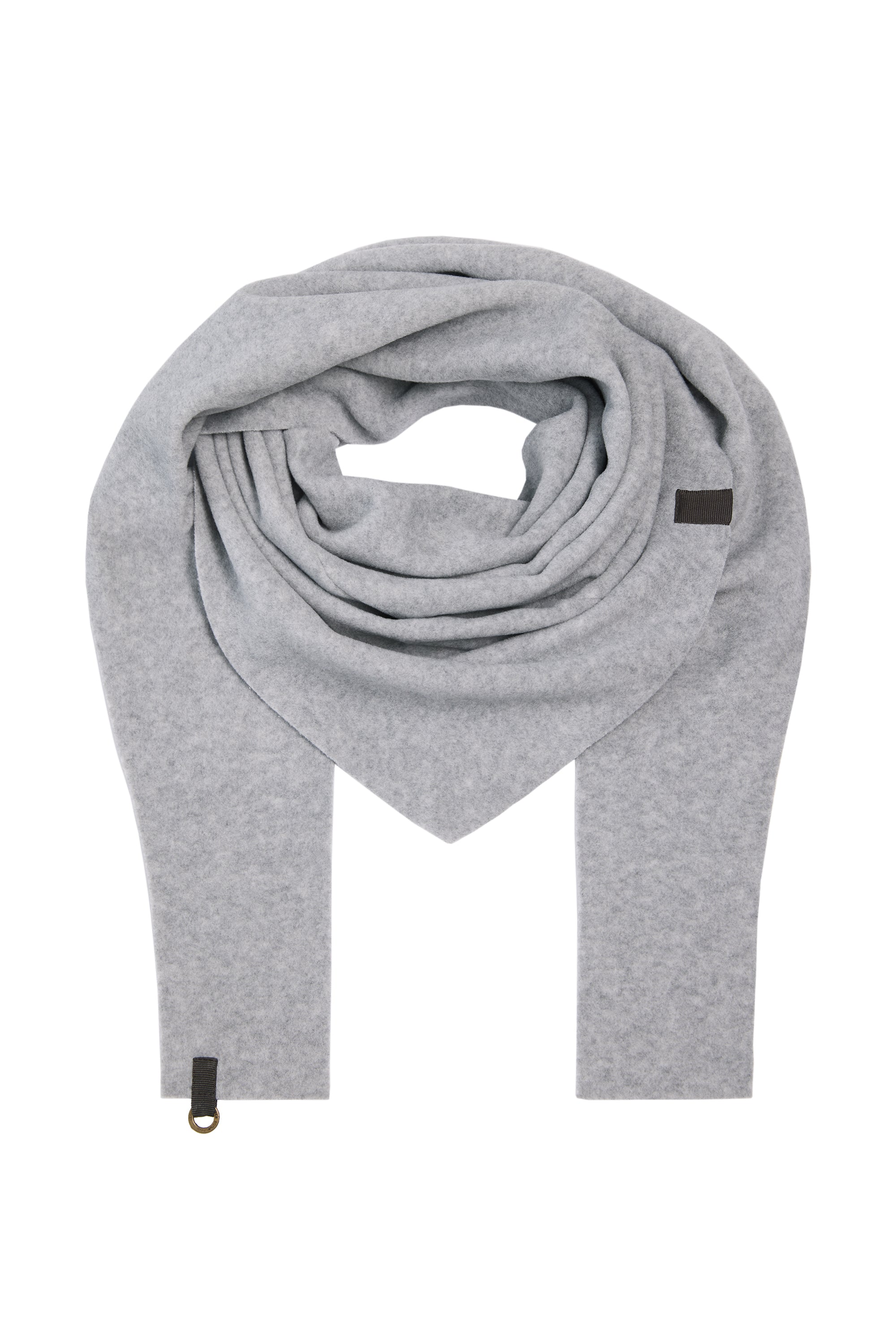HENRIETTE STEFFENSEN COPENHAGEN TREKANTET TØRKLÆDE - 4051 SCARFS LIGHT GREY 876