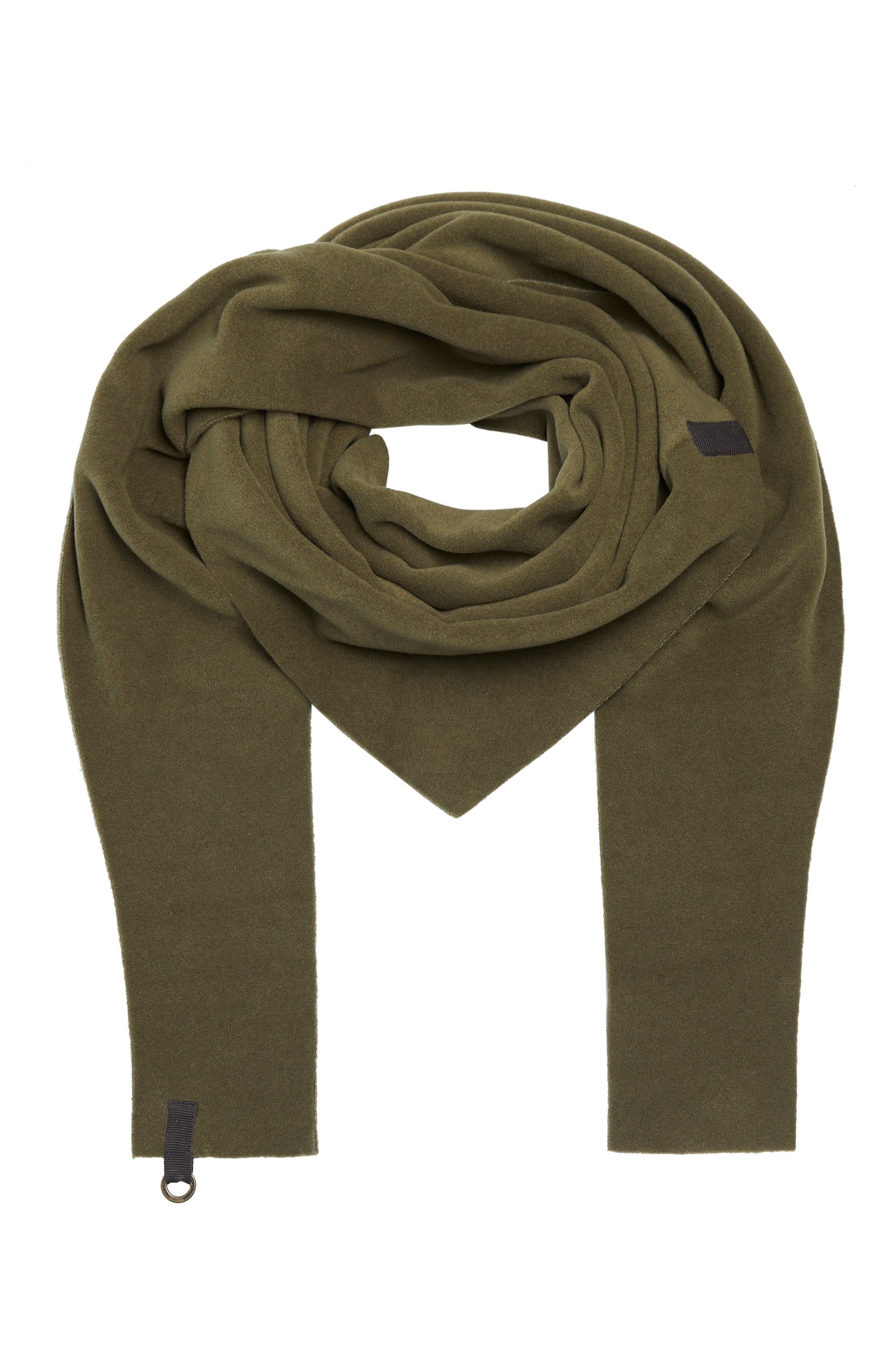 HENRIETTE STEFFENSEN COPENHAGEN TREKANTET TØRKLÆDE - 4051 SCARFS MOSS 611