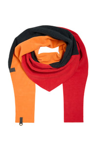 TRIANGLE SCARF PATCH - 4100 - ORANGE/SB/RED
