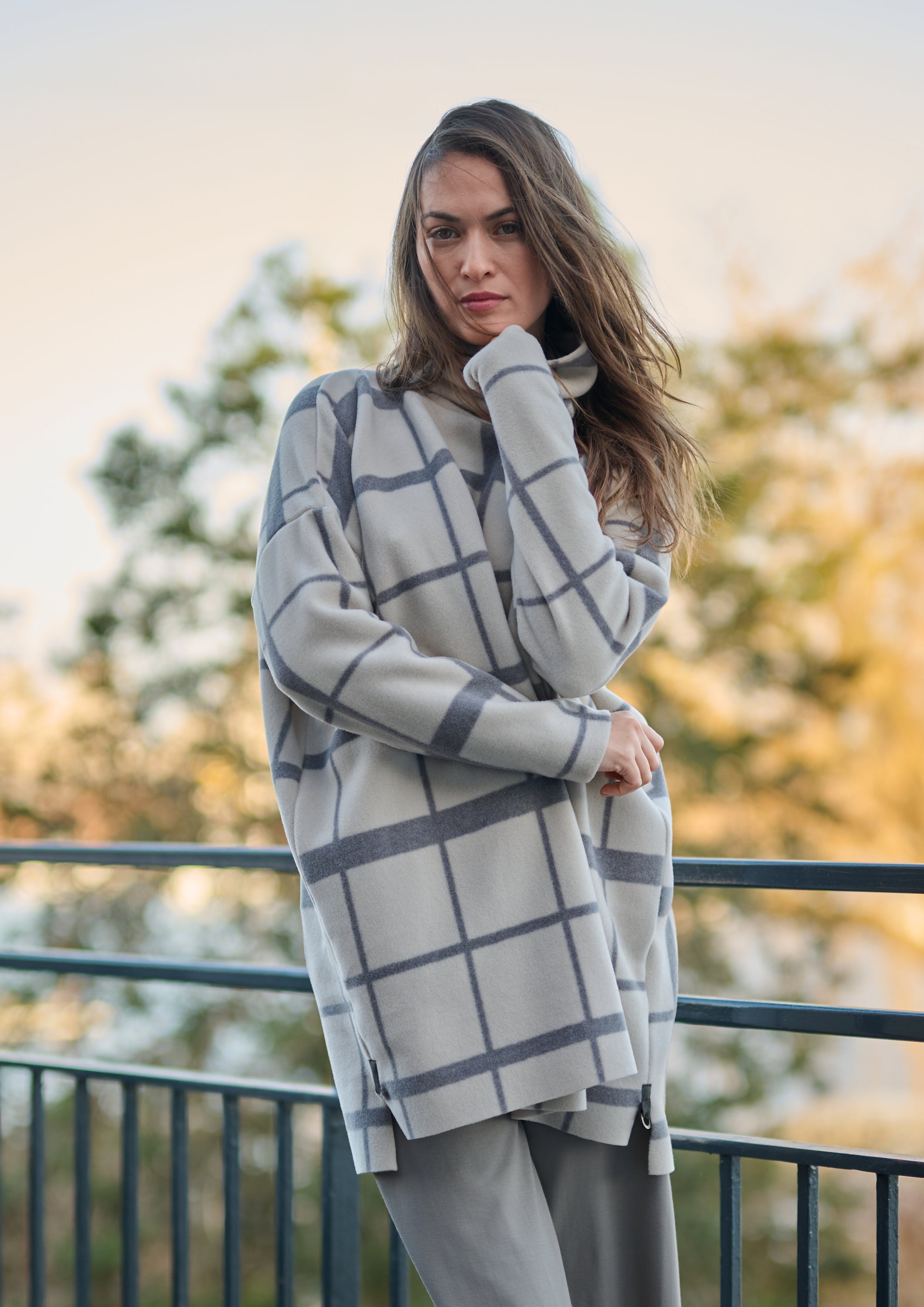 HENRIETTE STEFFENSEN COPENHAGEN TUNIKA MED HØJ HALS - 1288P TUNICS CLAN PRINT KIT 780