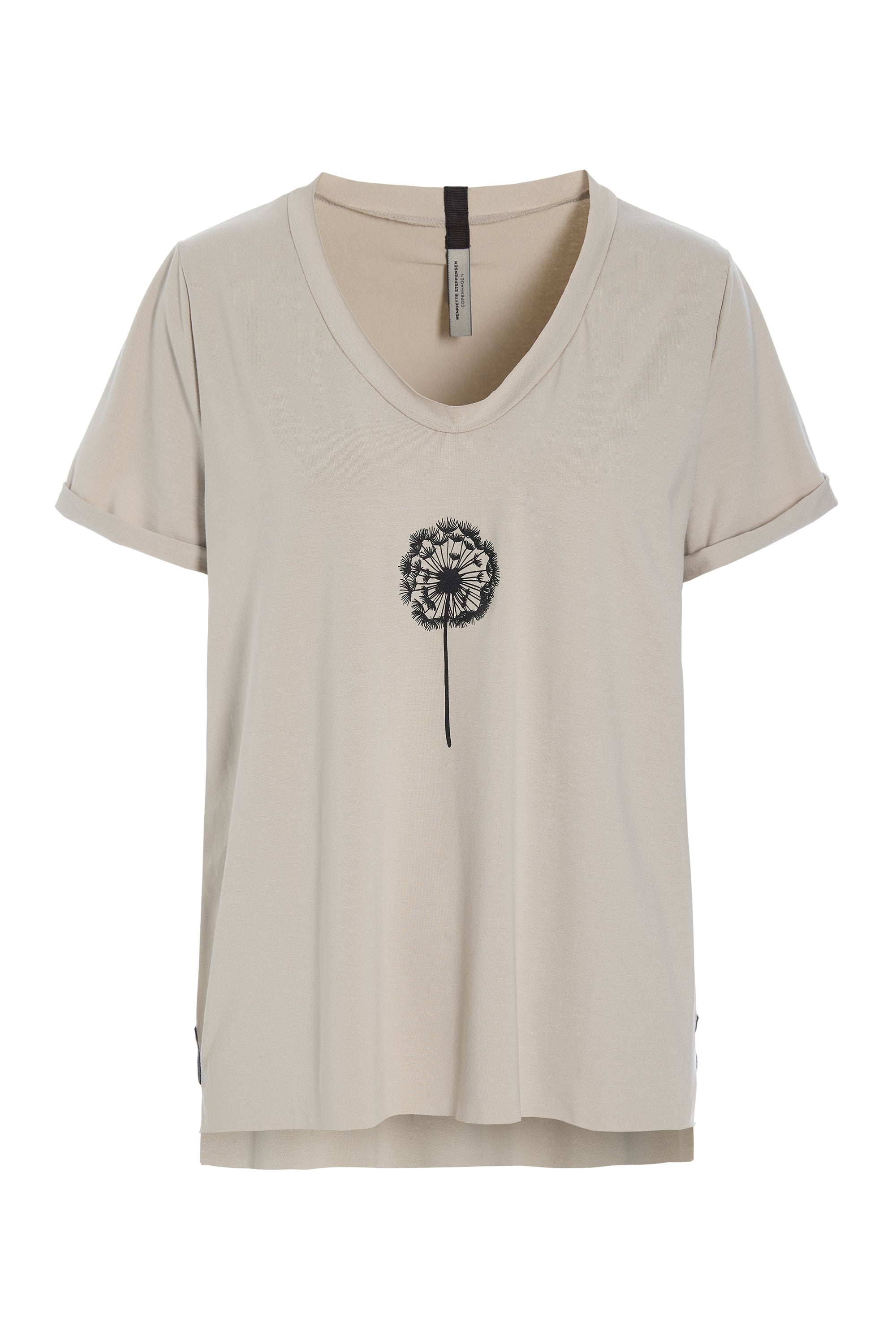 HENRIETTE STEFFENSEN COPENHAGEN V-NECK TEE FLOWER - 96105 FLOWER T-SHIRTS KIT 831