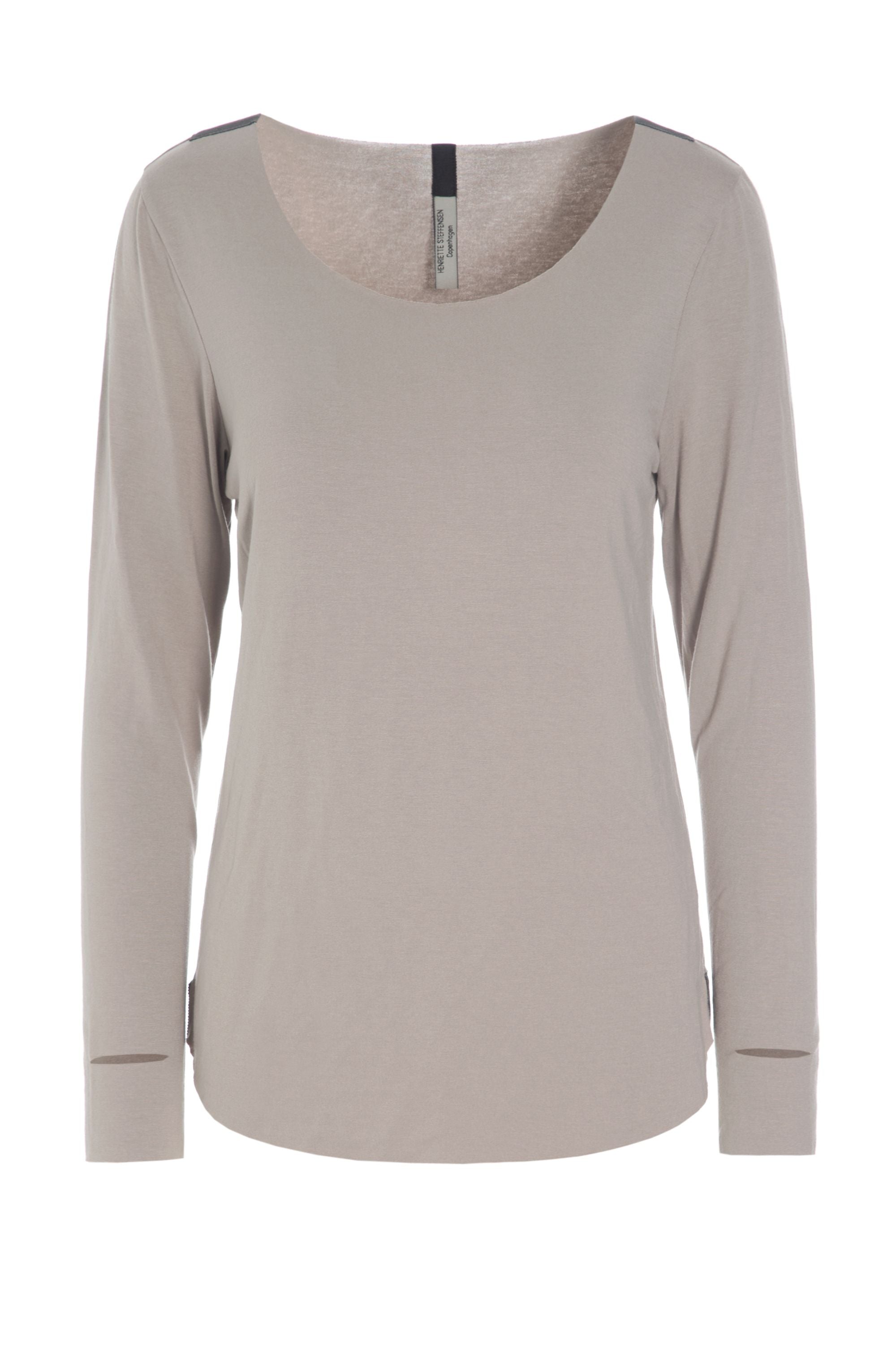 HENRIETTE STEFFENSEN COPENHAGEN YOGA BLUSE - 96042 BLUSER jersey YOGA SAND 805