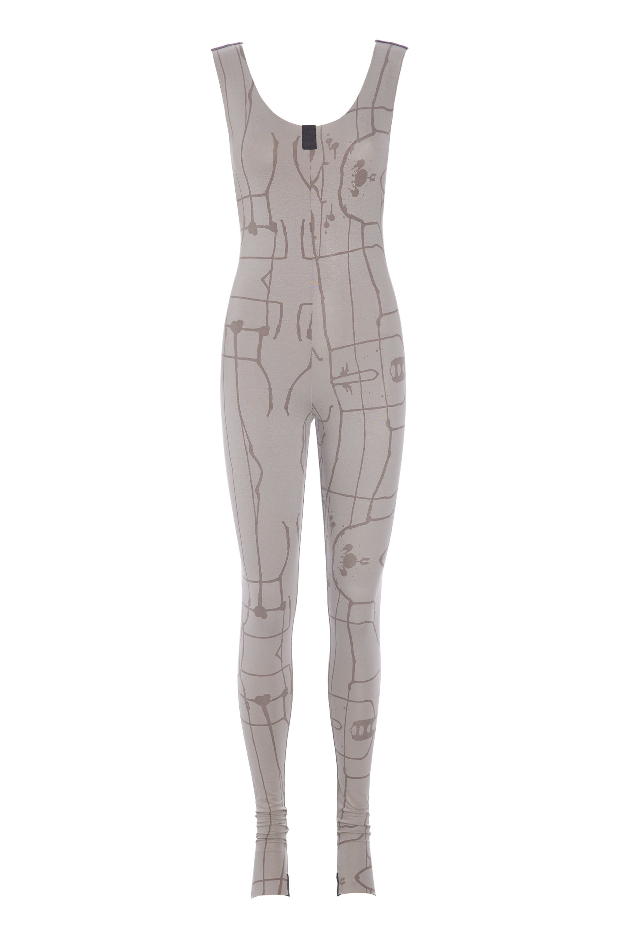 HENRIETTE STEFFENSEN COPENHAGEN YOGA HELDRAGT - 99010 HELDRAGTER jersey YOGA ART PRINT SAND 101